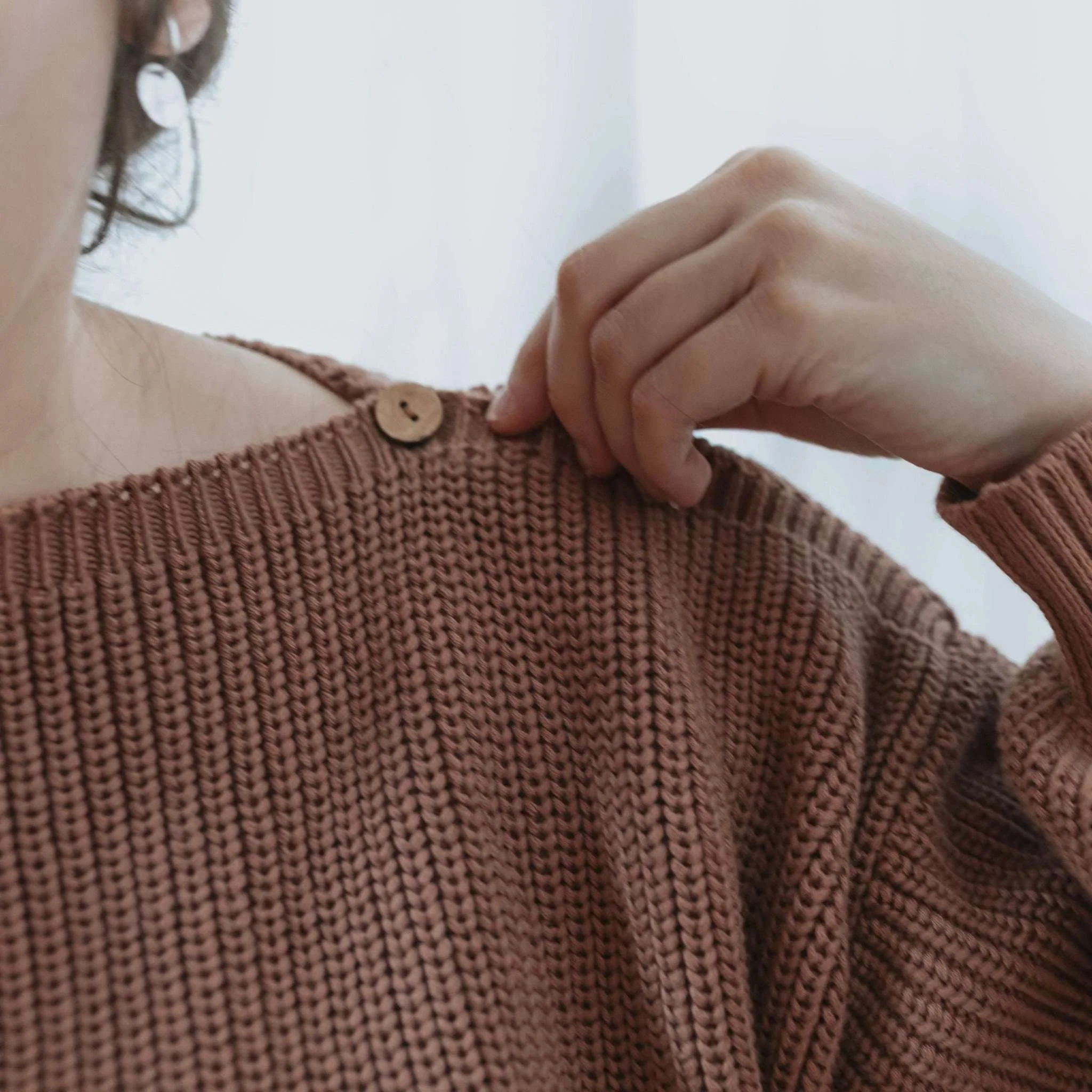 Organic Knit Pulli - MUM - Walnut - SALE - OVERSIZE FIT - Image 5