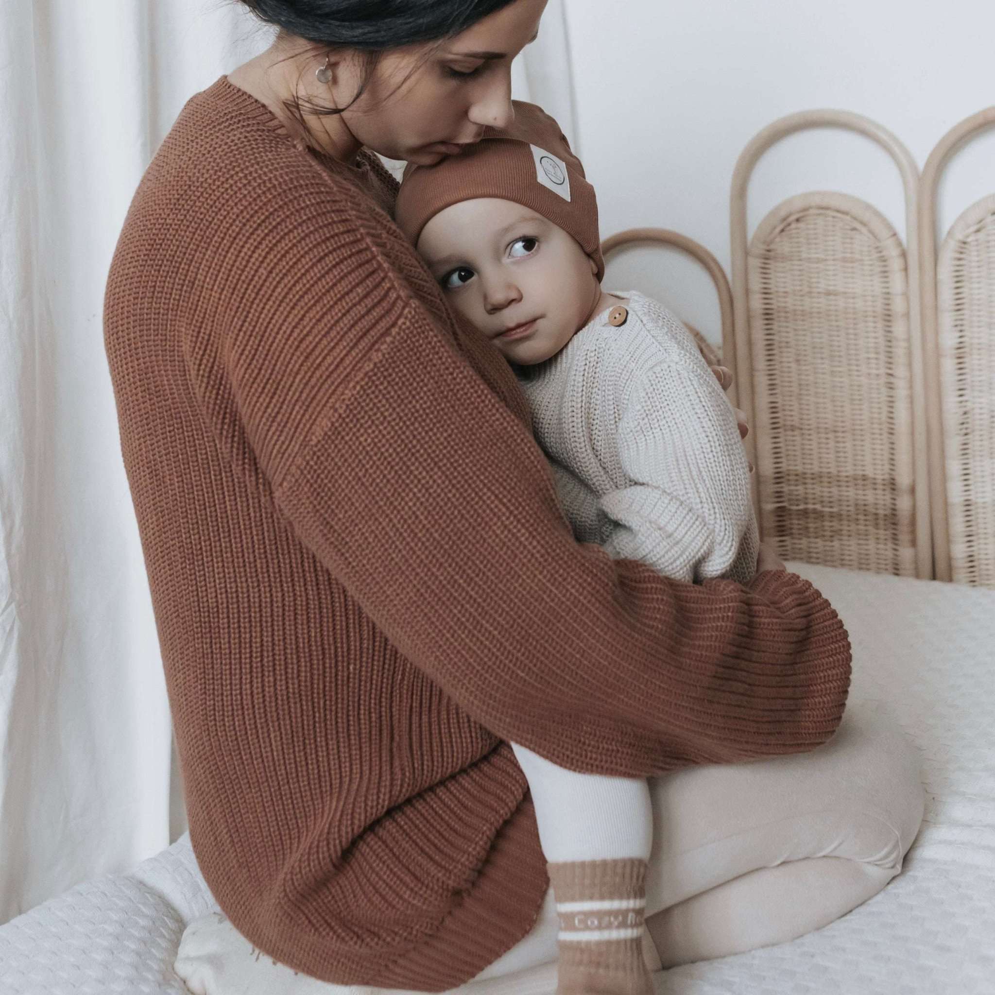 Organic Knit Pulli - MUM - Walnut - SALE - OVERSIZE FIT - Image 6