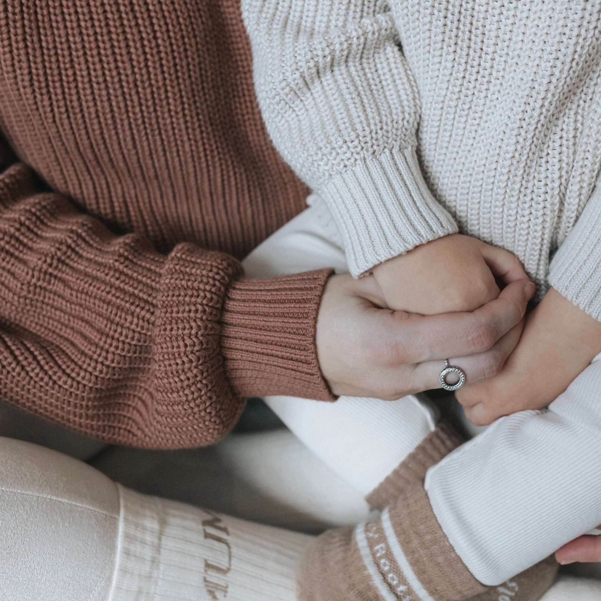 Organic Knit Pulli - MUM - Walnut - SALE - OVERSIZE FIT - Image 9