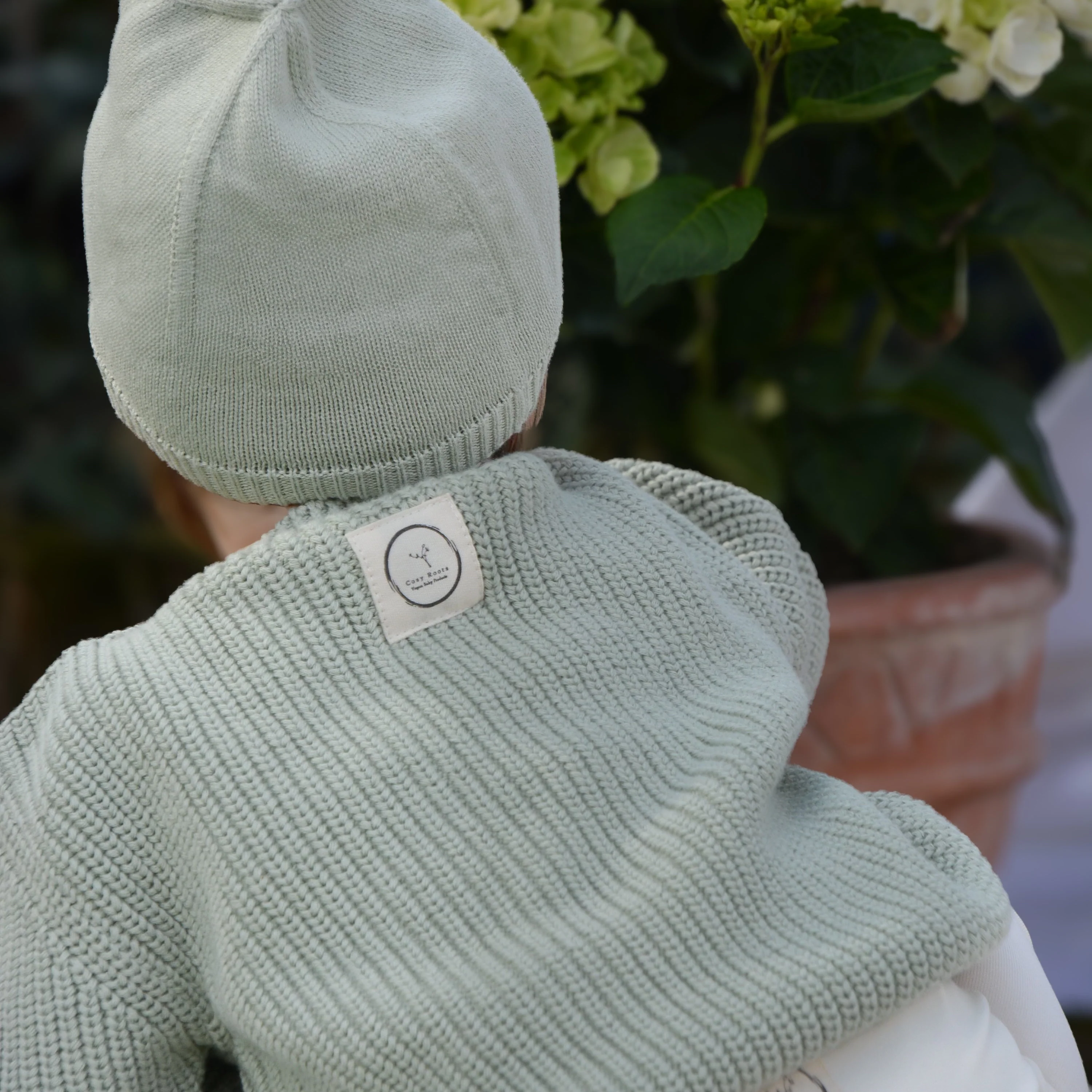 Organic Oversize Knit Pulli - Seagrass - Image 12