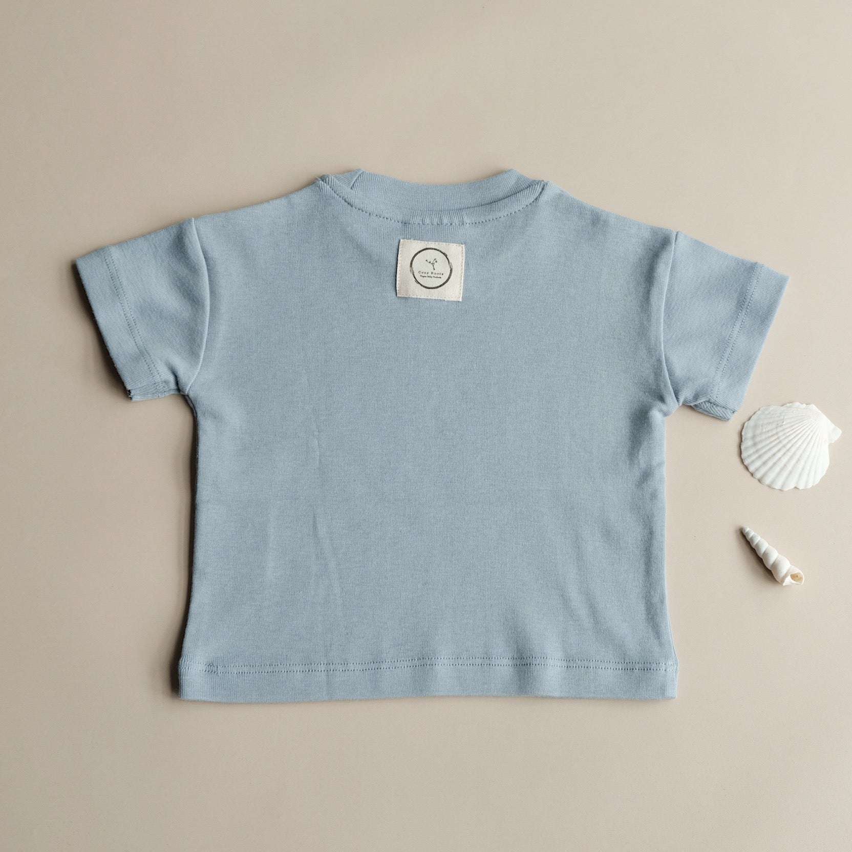 Organic Oversize Shirt - Dusty Blue - SALE - Image 10
