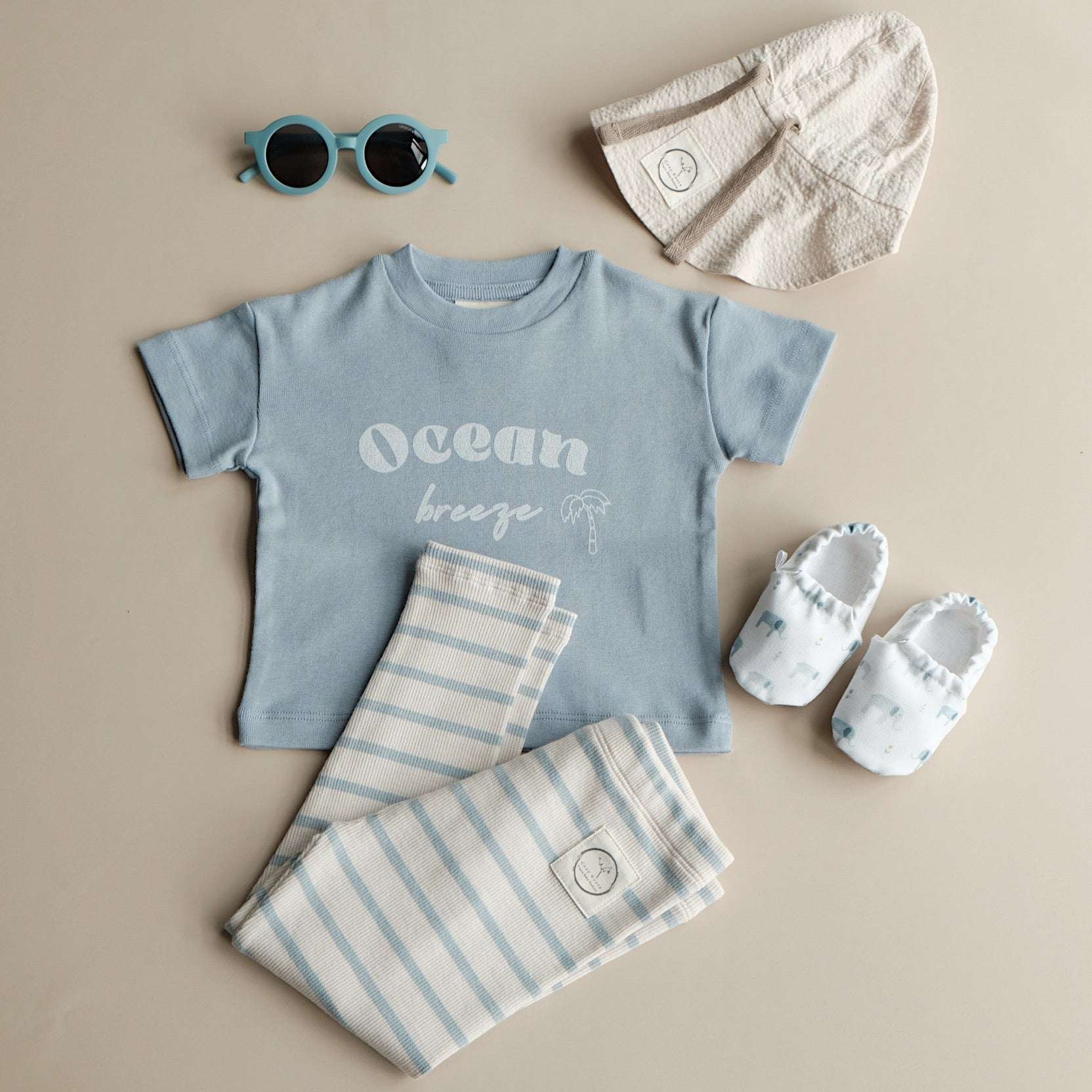 Organic Oversize Shirt - Dusty Blue - SALE - Image 8