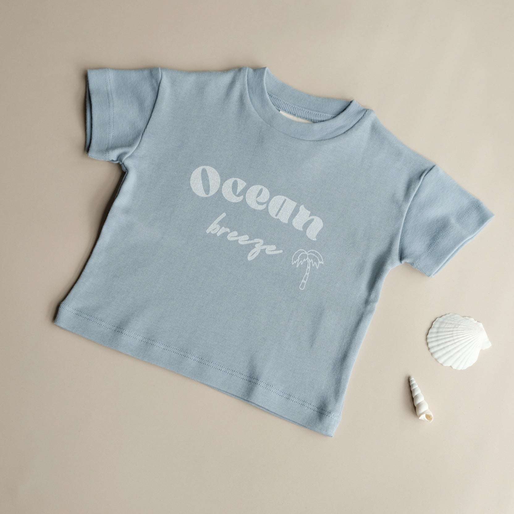 Organic Oversize Shirt - Dusty Blue - SALE - Image 9