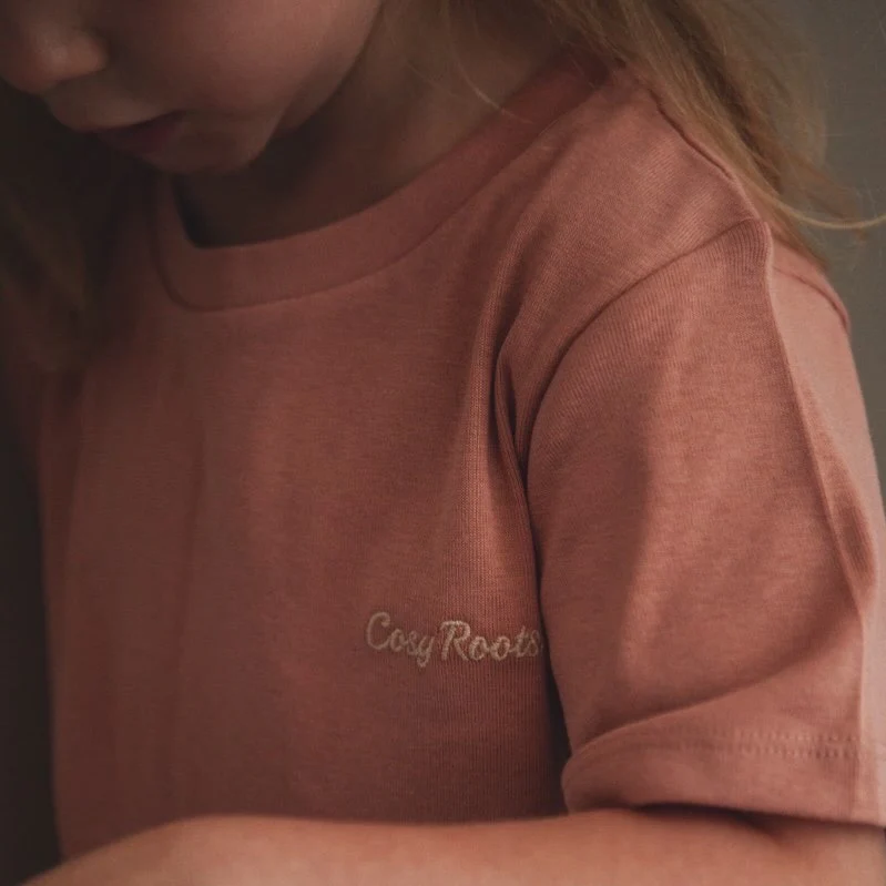 Organic T-Shirt - Dusty Rose - S A L E - Image 2