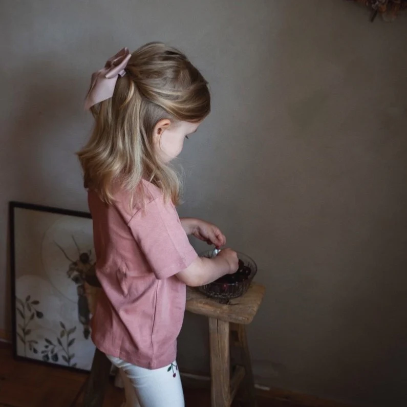 Organic T-Shirt - Dusty Rose - S A L E - Image 4