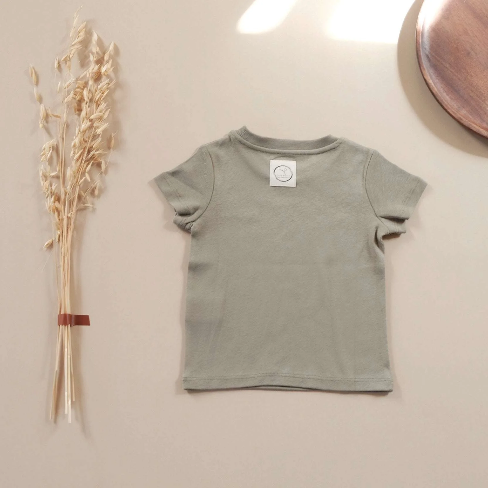 Organic T-Shirt - Khaki - S A L E - Image 15