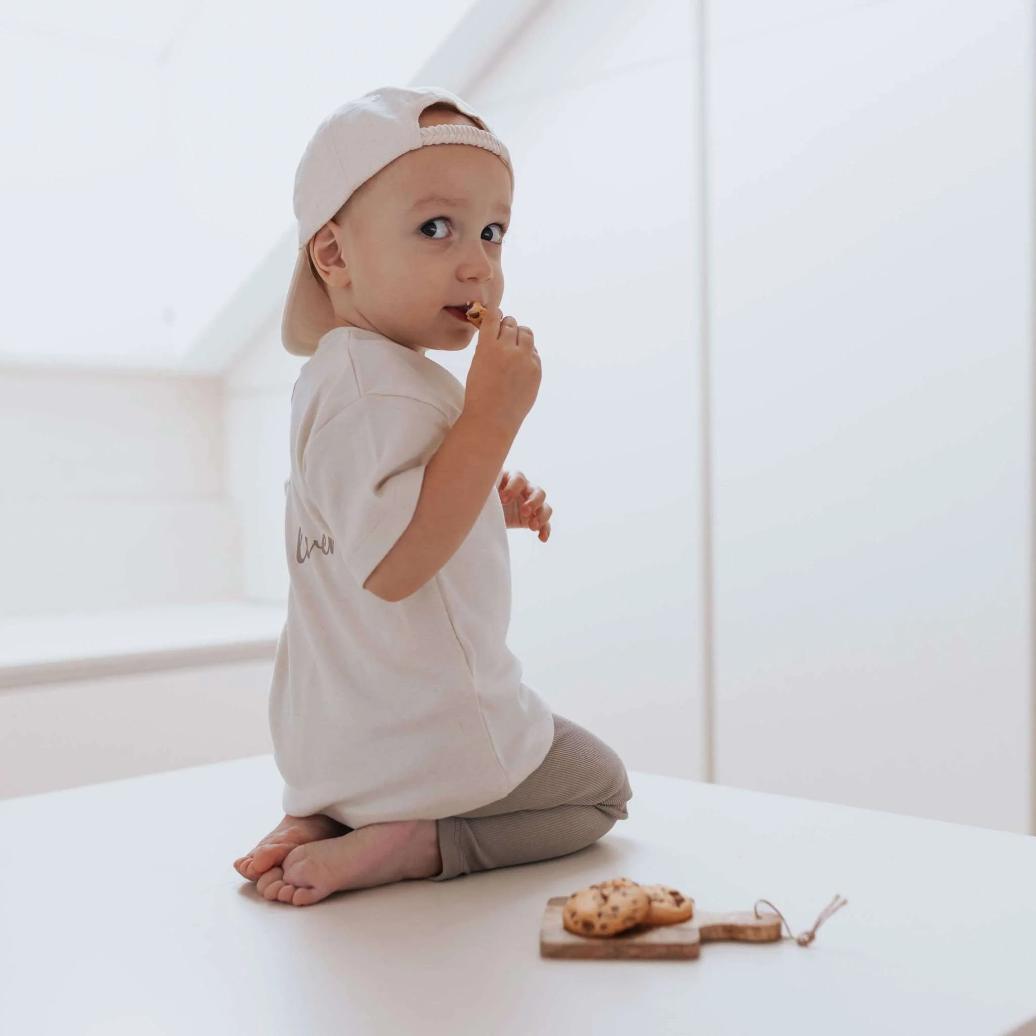 Organic Oversize Shirt - Sand Cookie Lover - SALE - Image 10