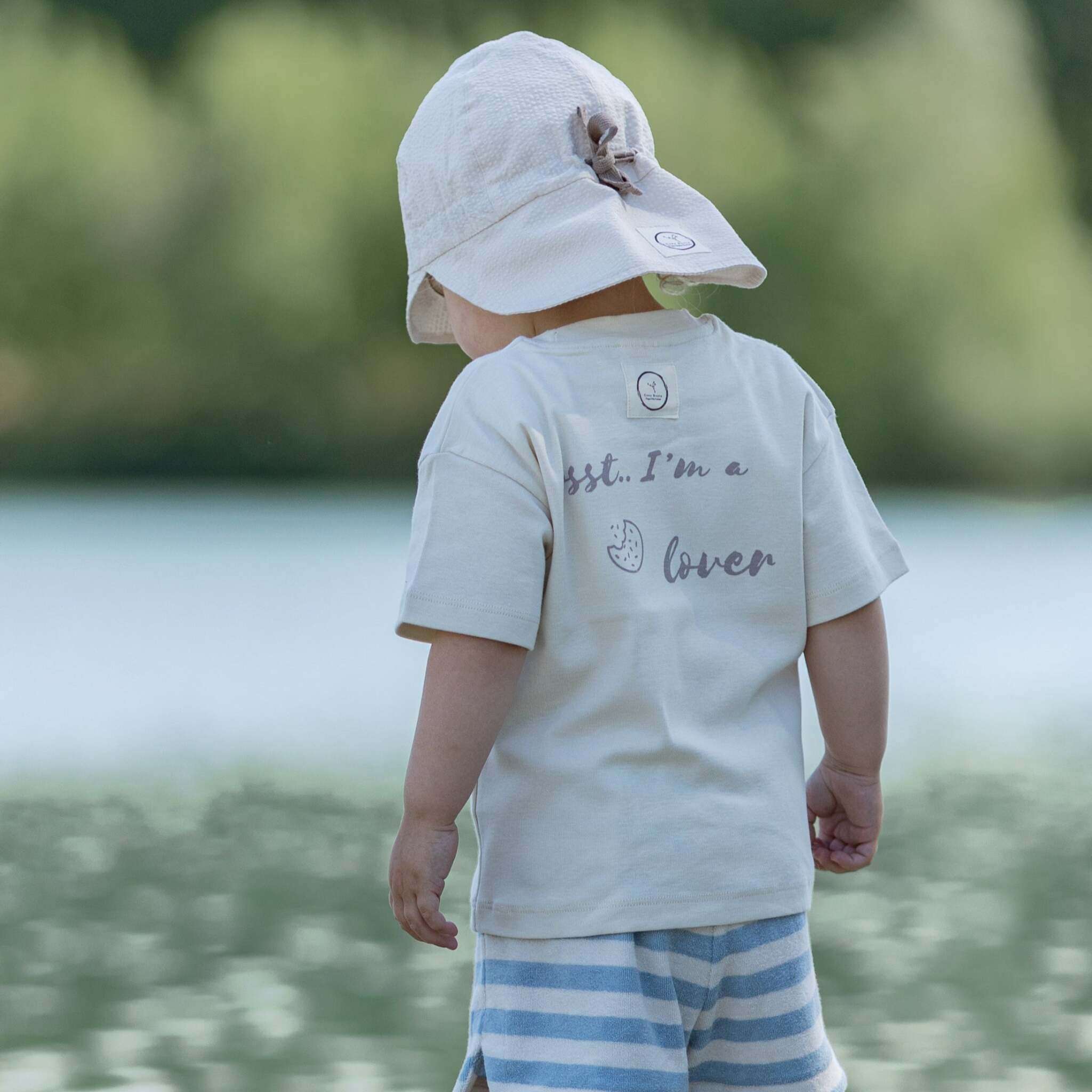 Organic Oversize Shirt - Sand Cookie Lover - SALE - Image 6