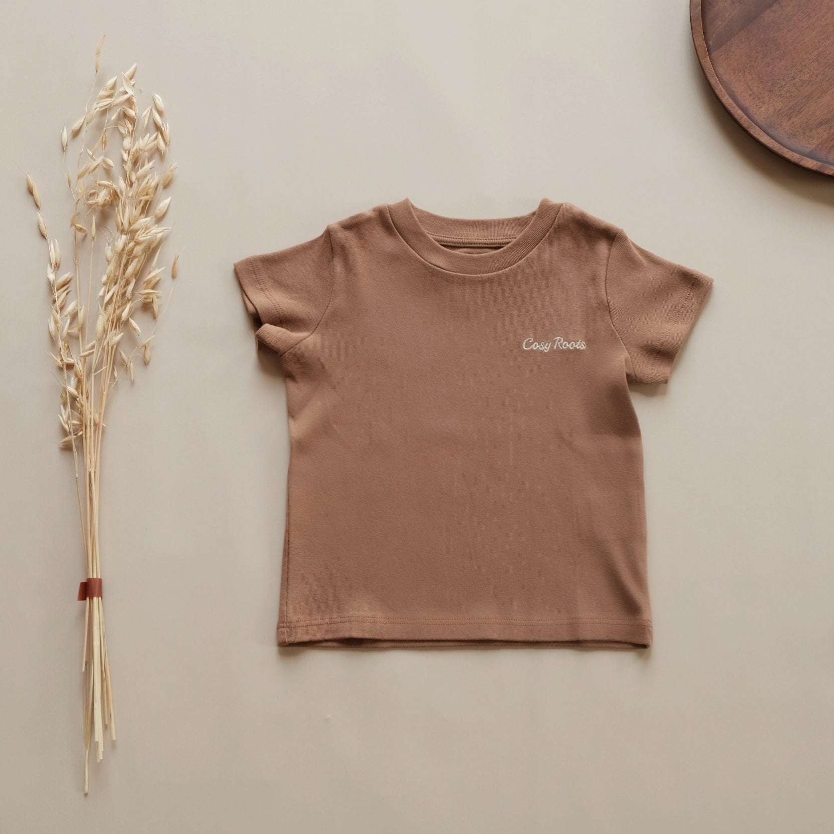 Organic T-Shirt - Walnut - S A L E - Image 8