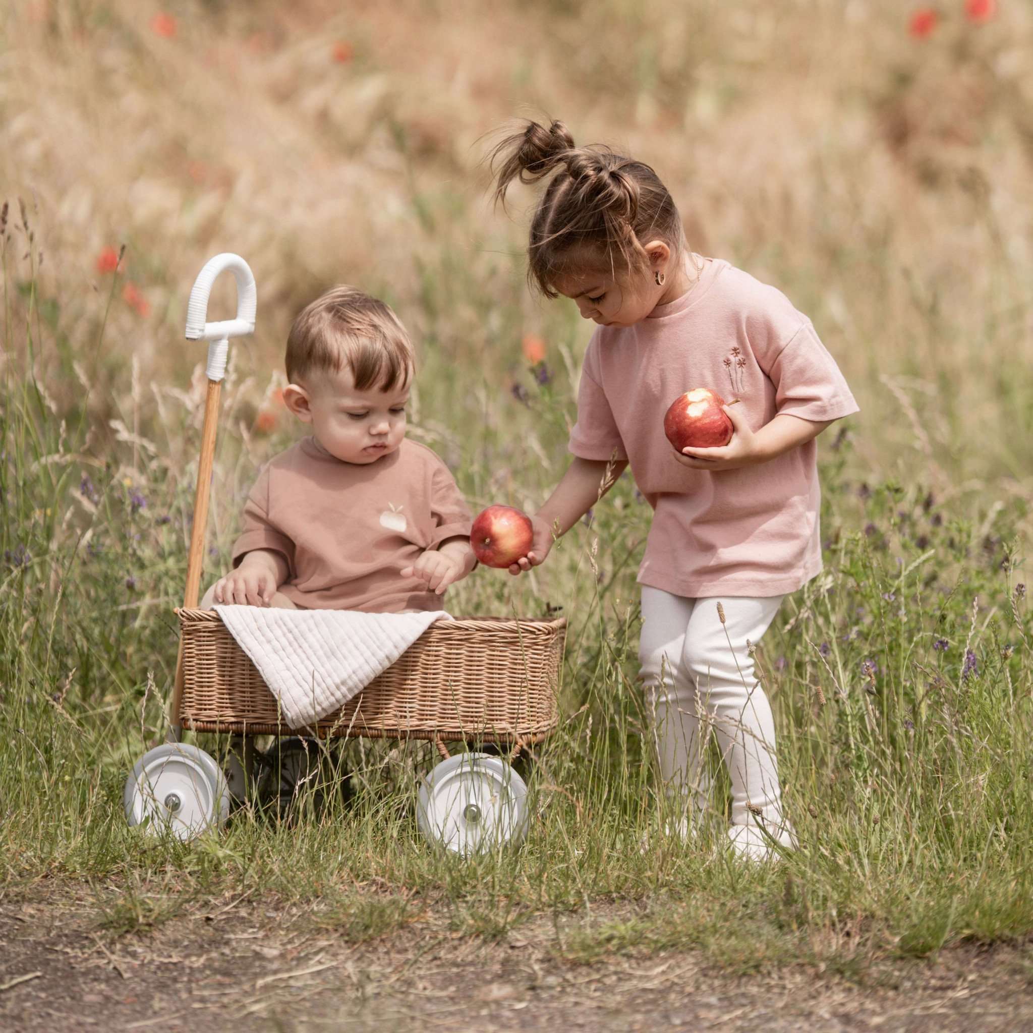 Organic Oversize Shirt - Walnut Apple - SALE - Image 6