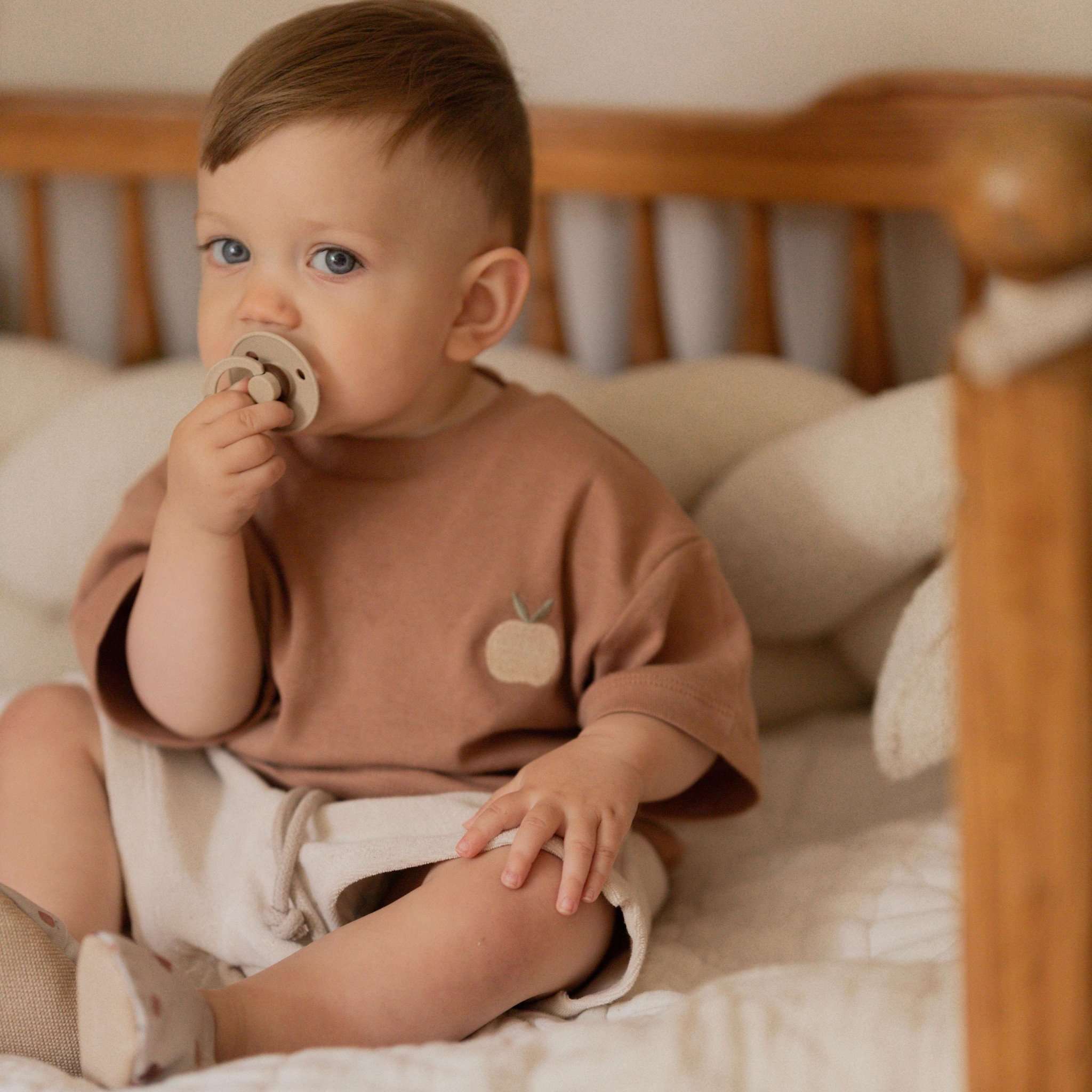 Organic Oversize Shirt - Walnut Apple - SALE - Image 7