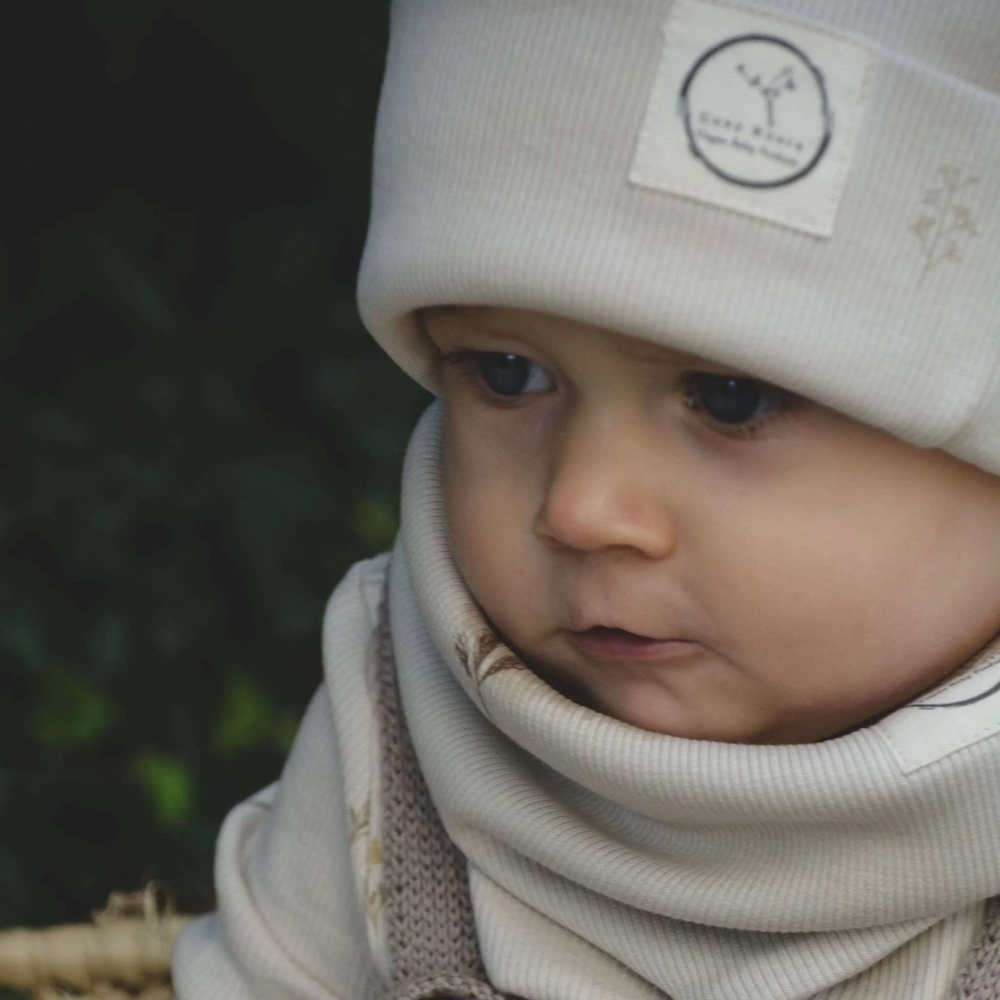 Organic Rib Beanie - Wildflowers - Image 5