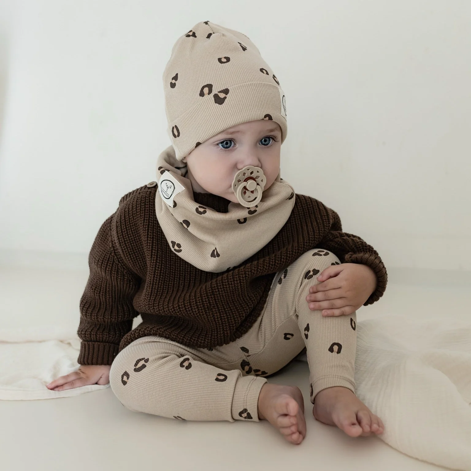 Organic Rib Leggings - Leo - Image 7