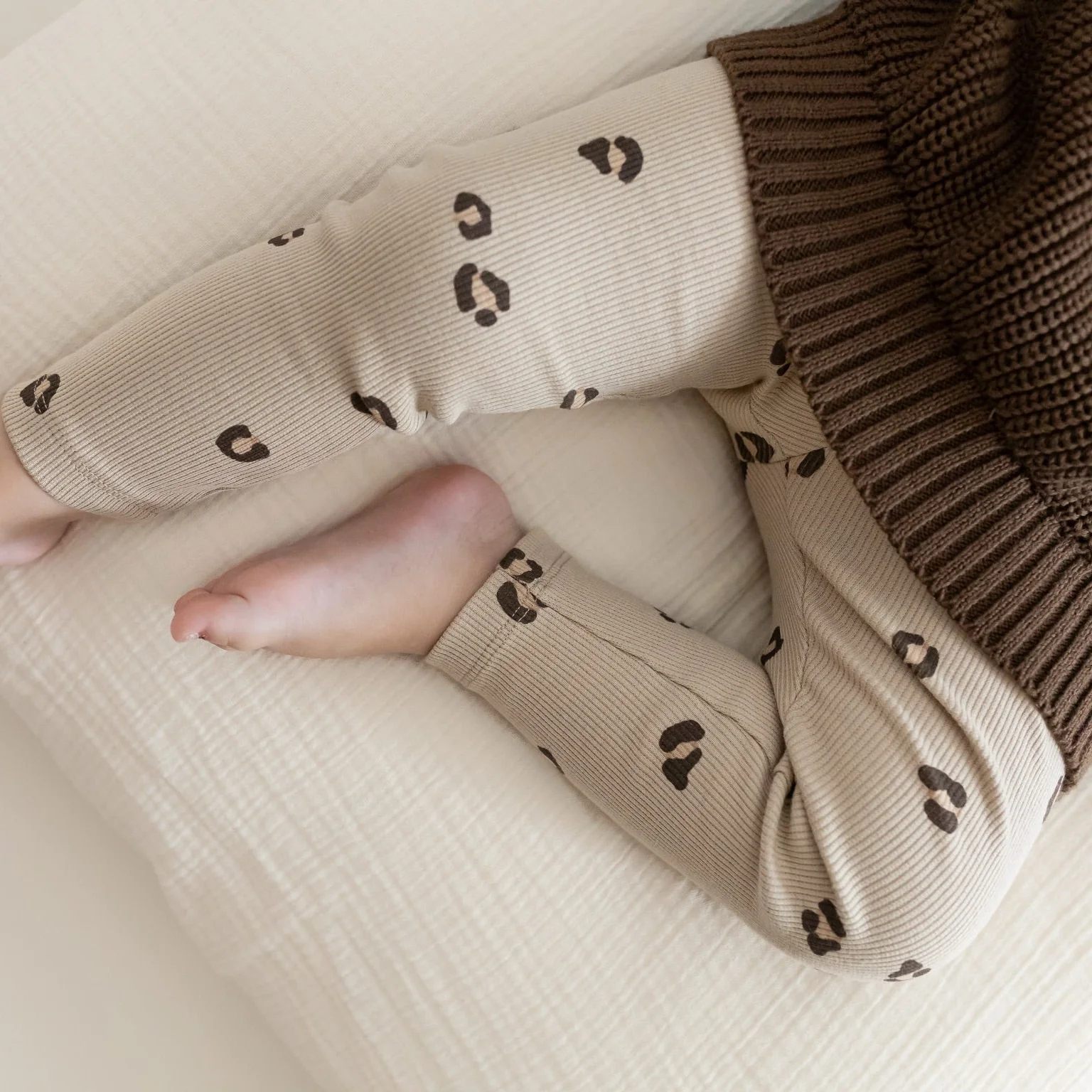 Organic Rib Leggings - Leo - Image 8