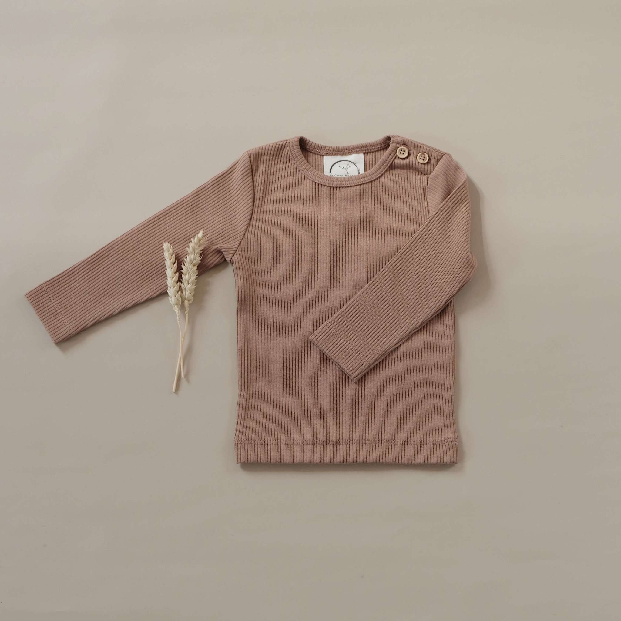 Organic Slim Longsleeve - Walnut - S A L E - Image 12