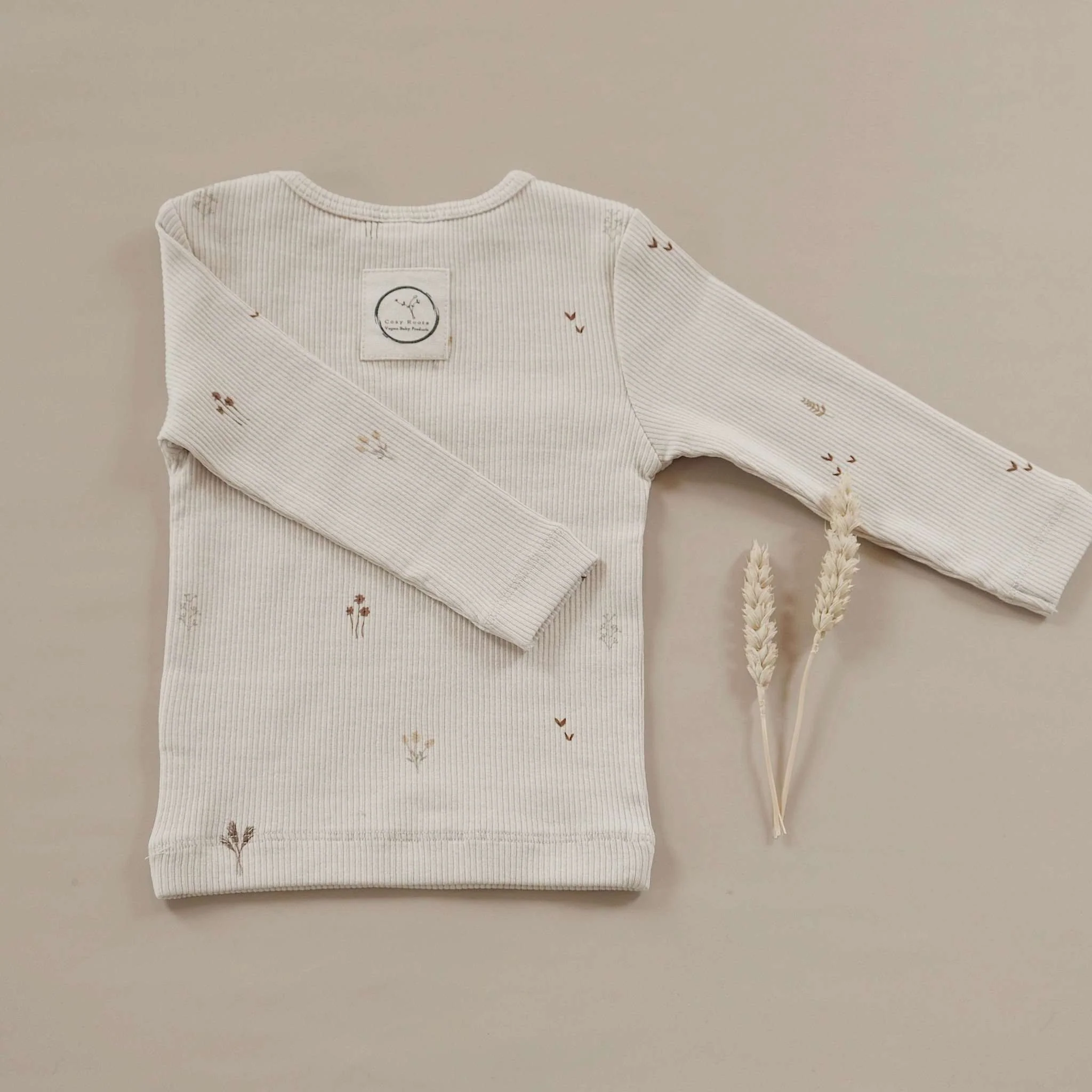 Organic Slim Longsleeve - Wildflowers - Image 11