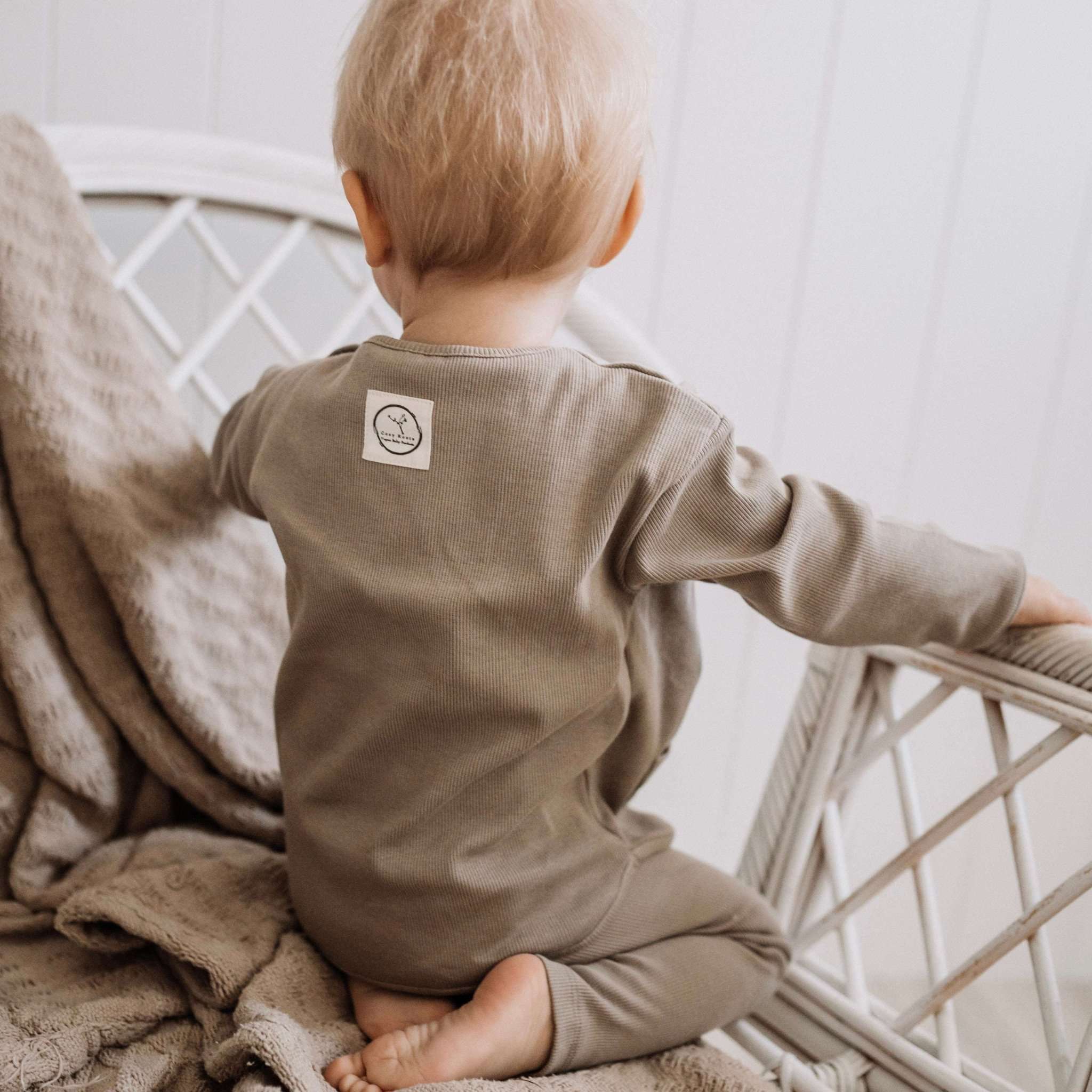 Organic Rib Sweatshirt - Caramel - Image 7