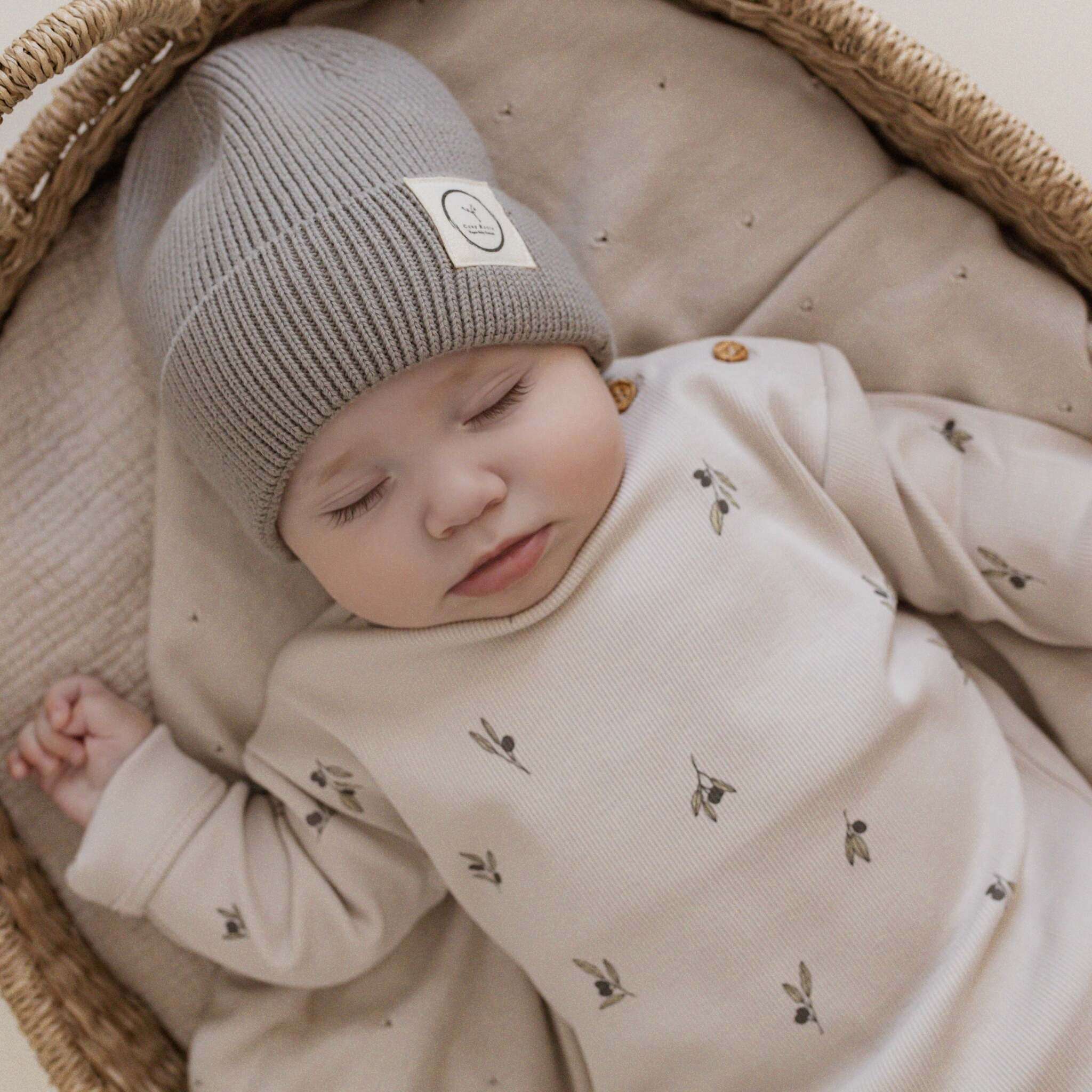 Organic Rib Sweatshirt - Tiny Olives - Image 10