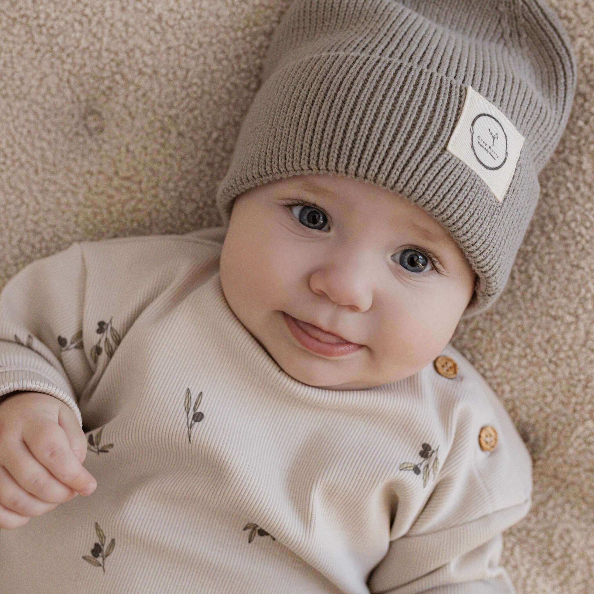 Organic Rib Sweatshirt - Tiny Olives - Image 6