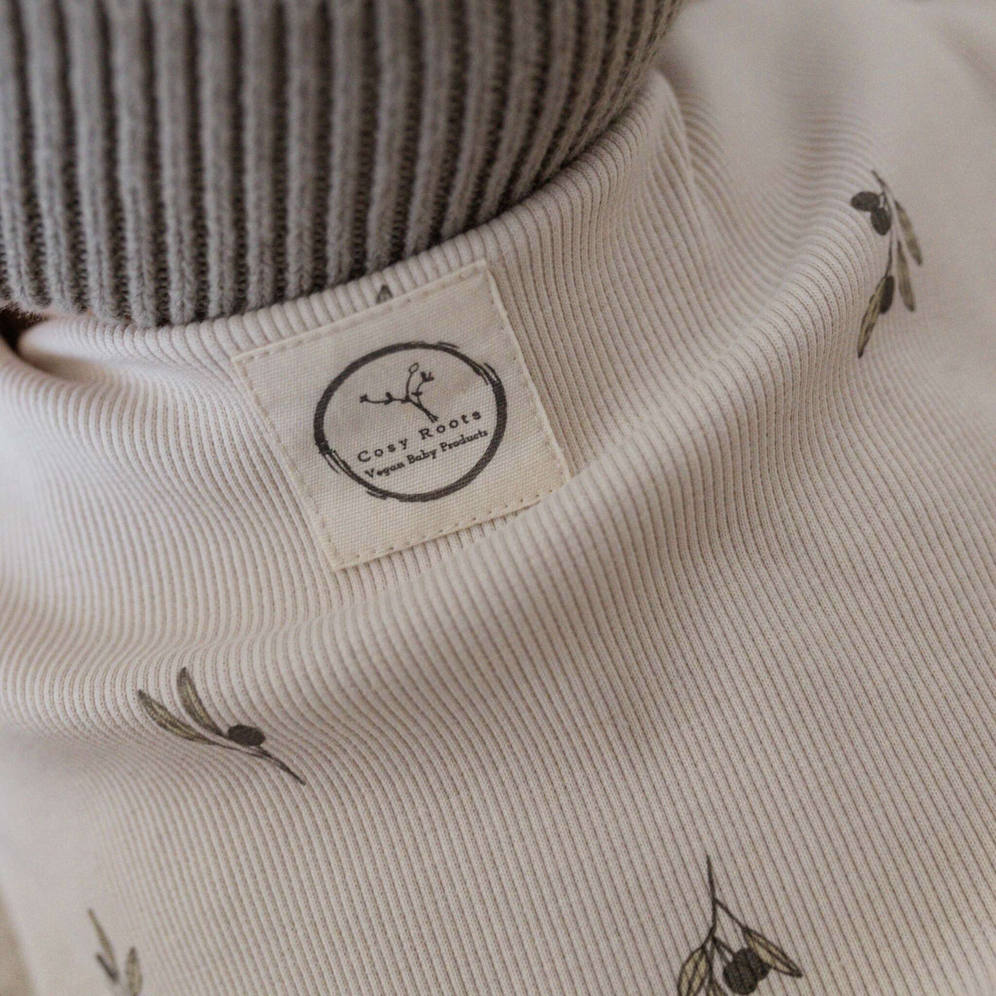 Organic Rib Sweatshirt - Tiny Olives - Image 7