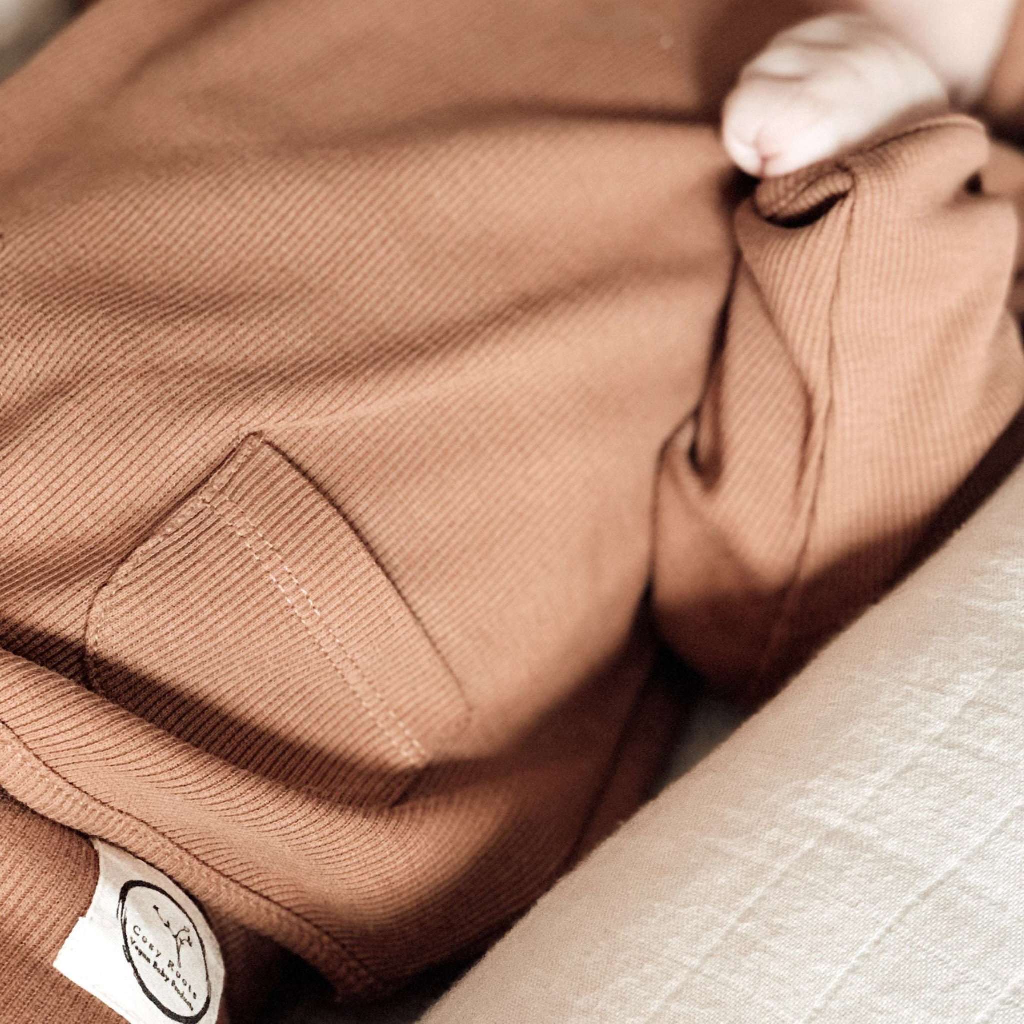 Organic Rib Sweatshirt - Walnut- S A L E - Image 4