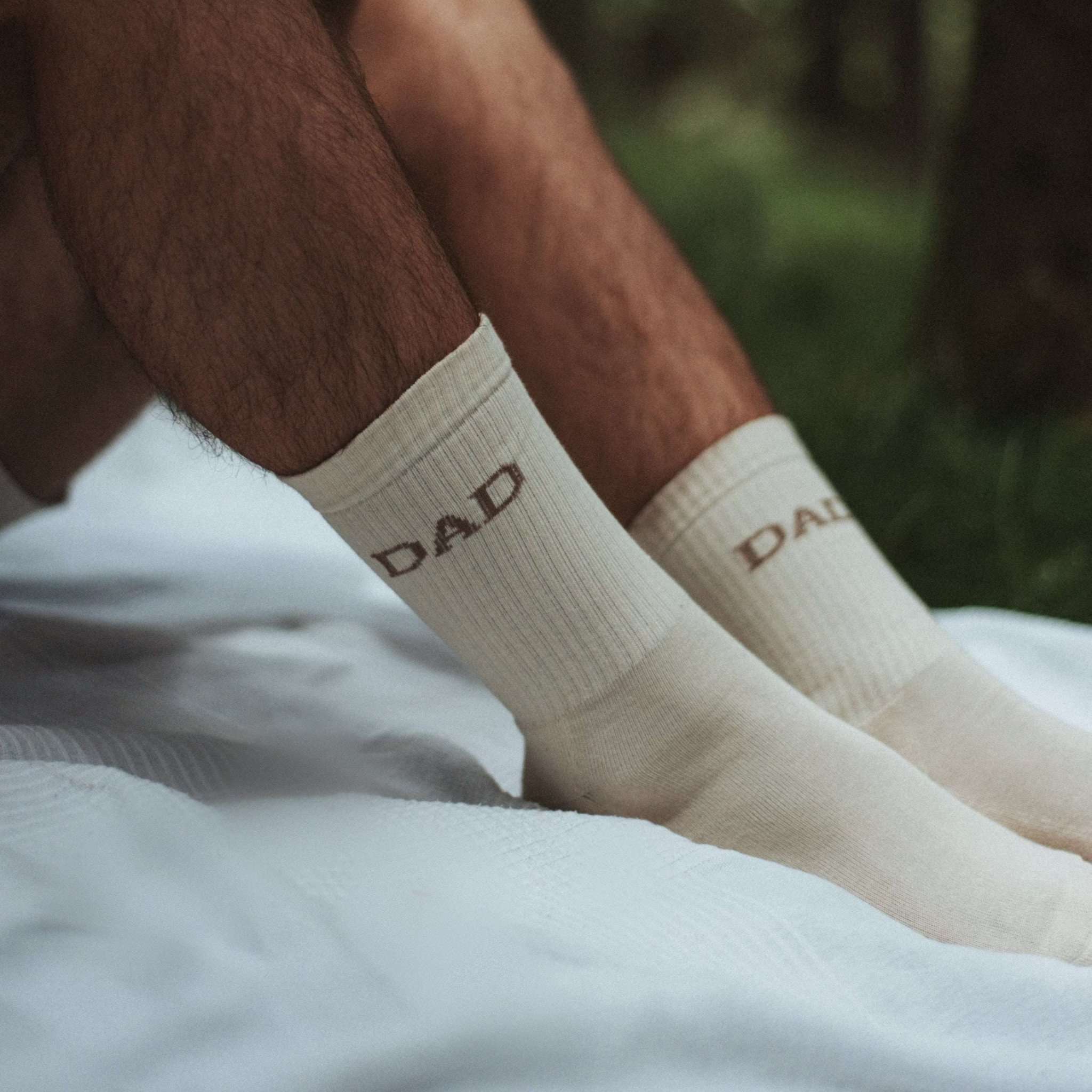 Organic Socks - DAD - Sand - Image 3