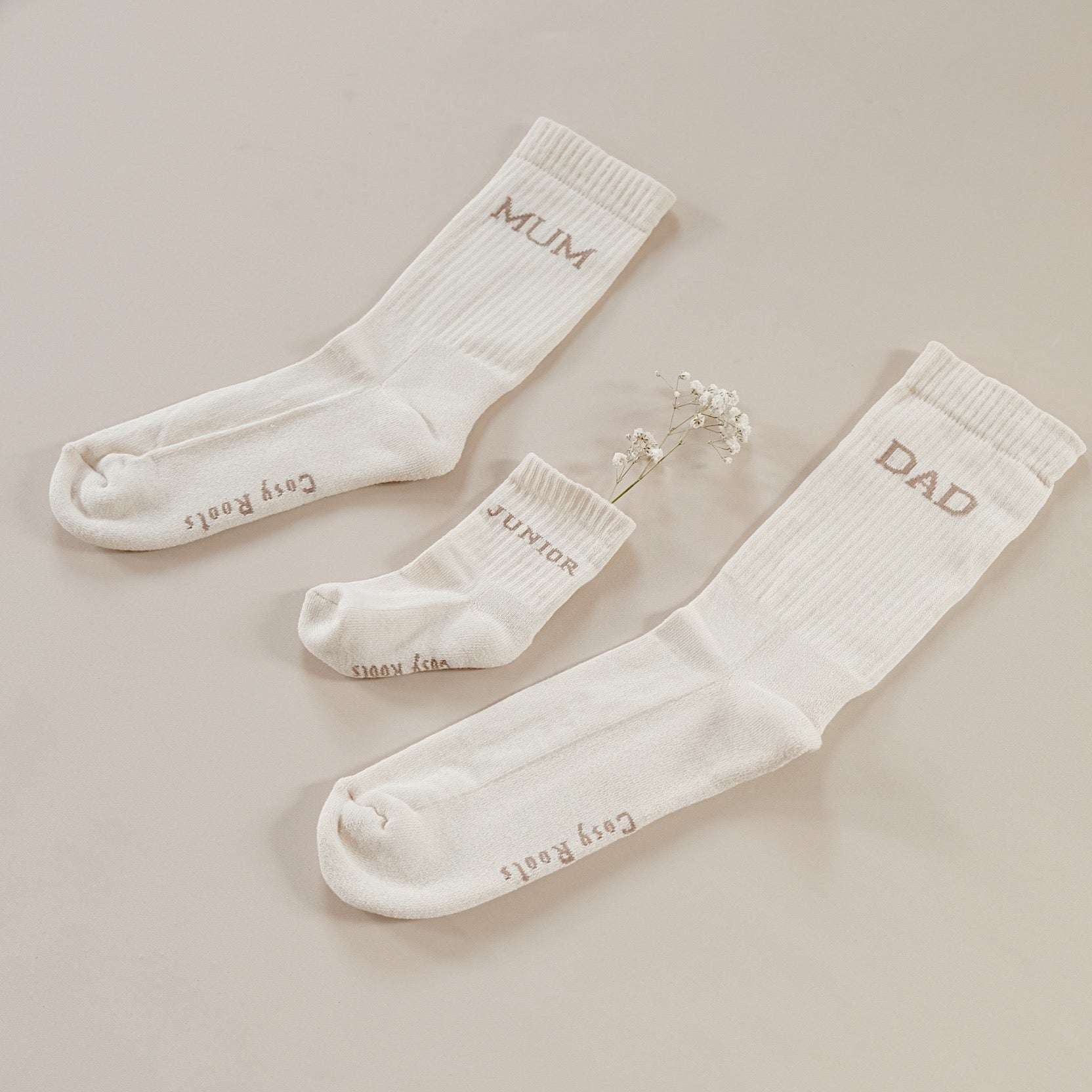 Organic Socks - JUNIOR - Sand - Image 12