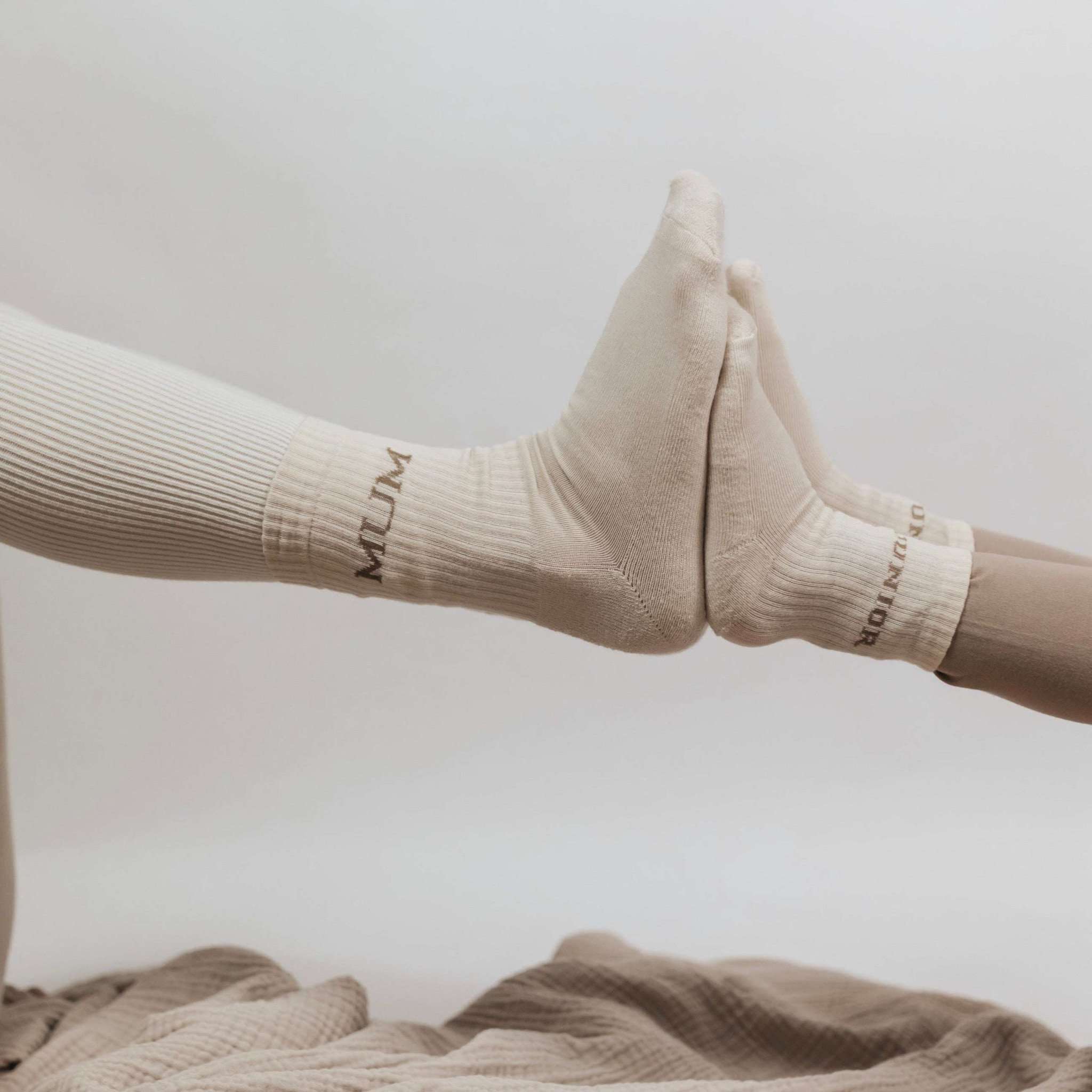 Organic Socks - JUNIOR - Sand - Image 14