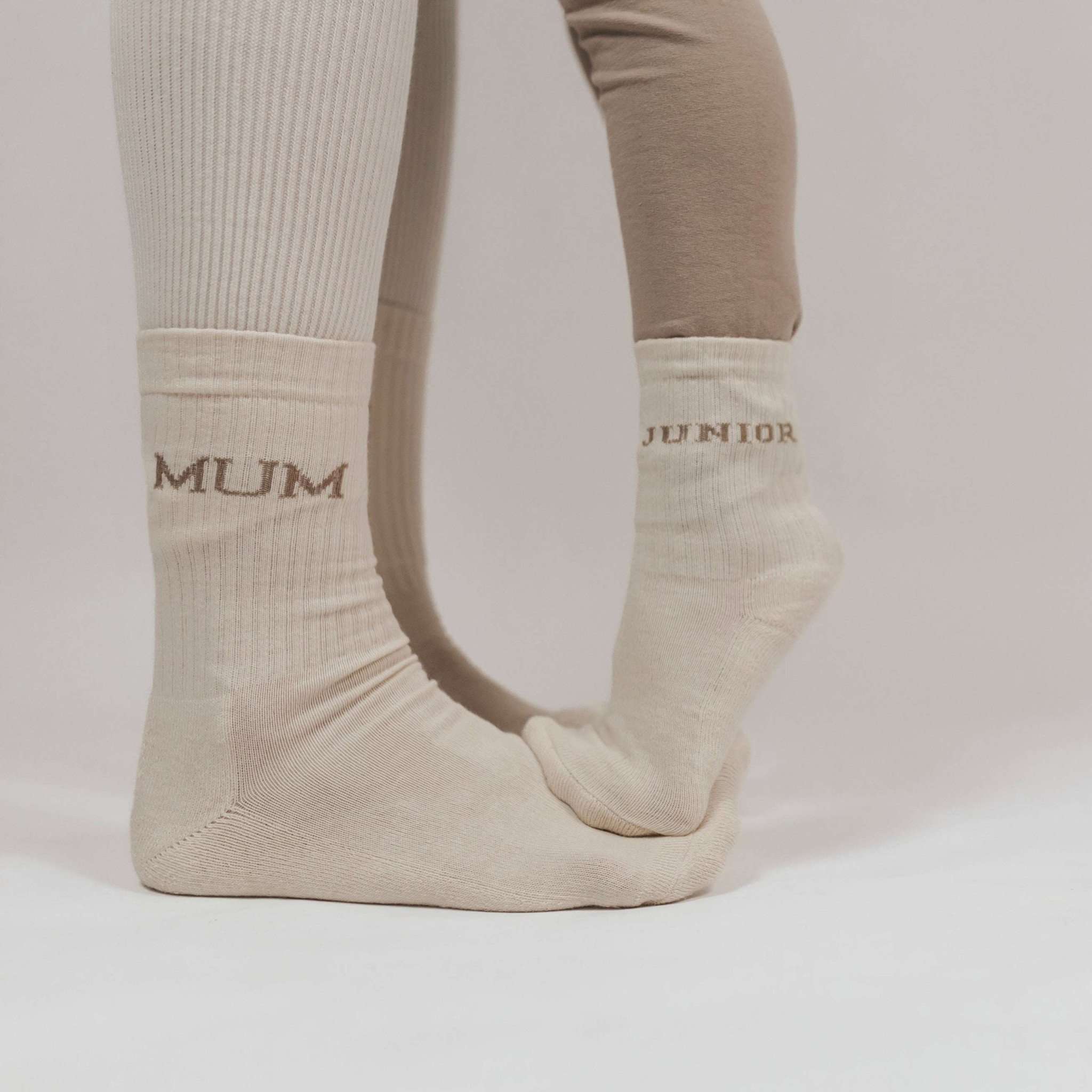 Organic Socks - JUNIOR - Sand - Image 5