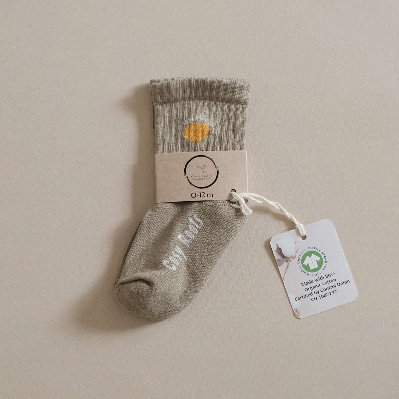 Organic Socks - Khaki - Image 3
