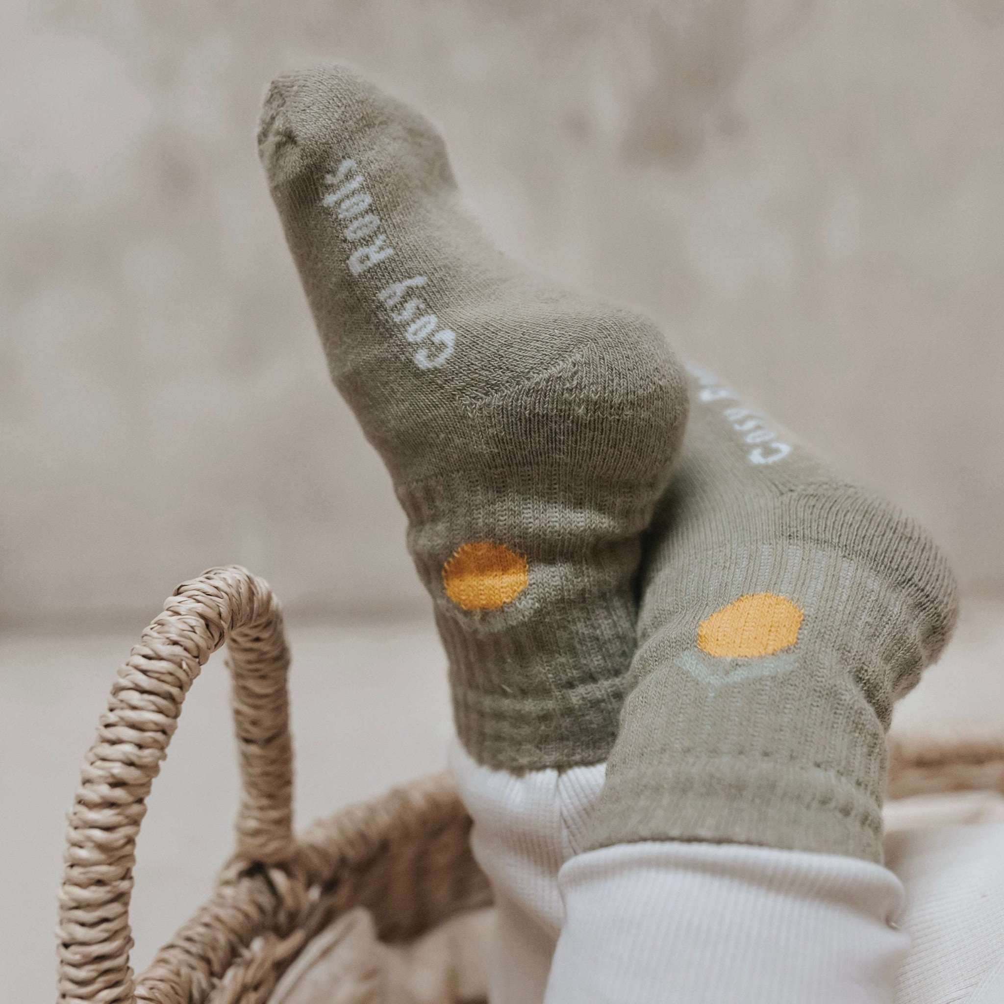 Organic Socks - Khaki - Image 4