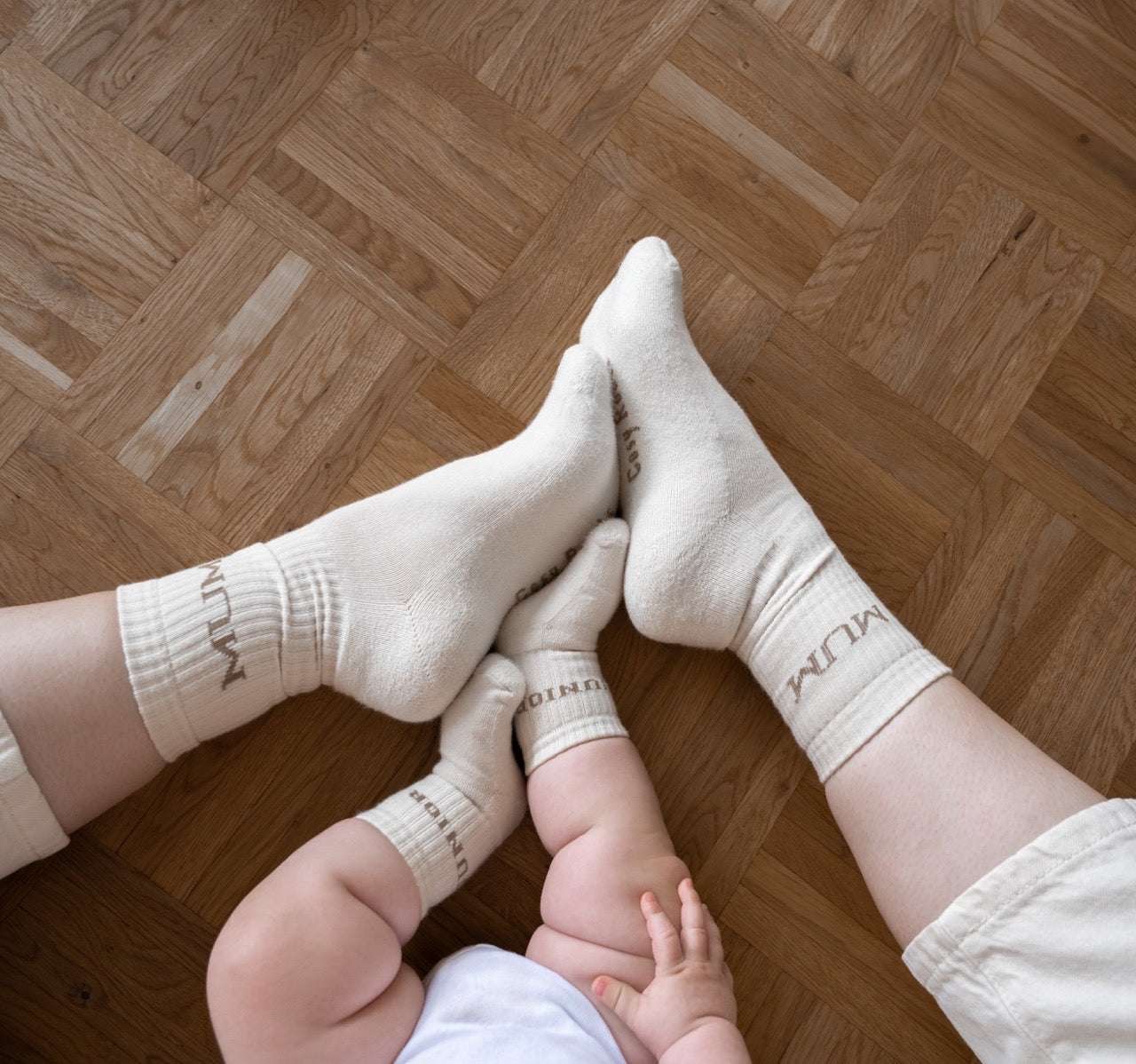 Organic Socks - MUM - Sand - Image 4