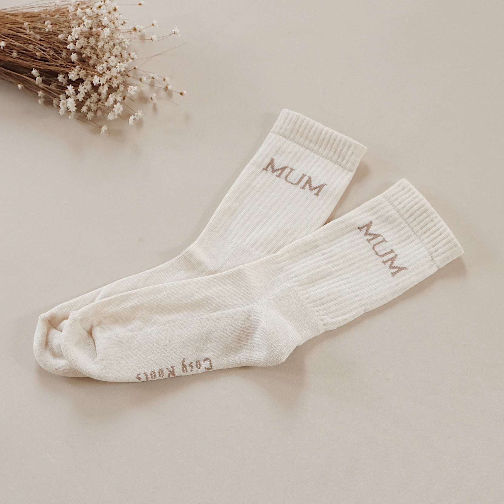 Organic Socks - MUM - Sand - Image 5