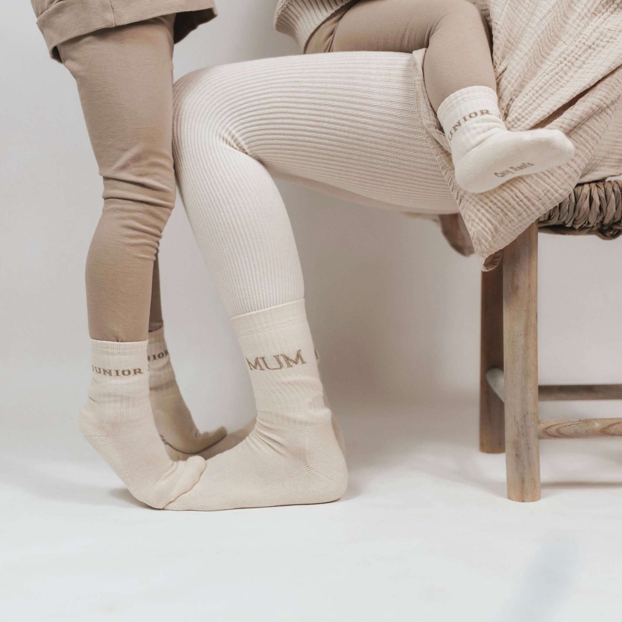 Organic Socks - MUM - Sand - Image 7