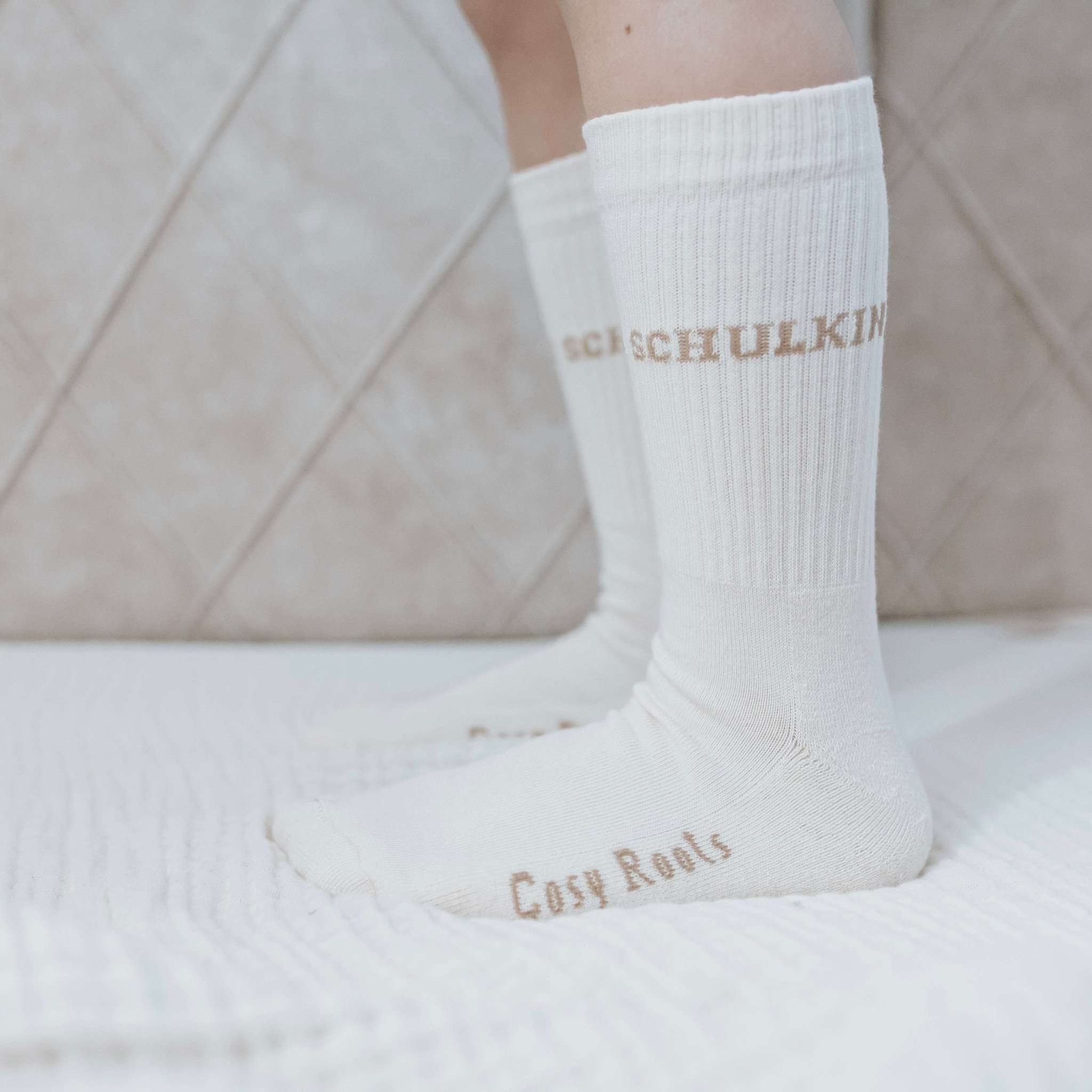 Organic Socks - SCHULKIND - Sand - Image 3