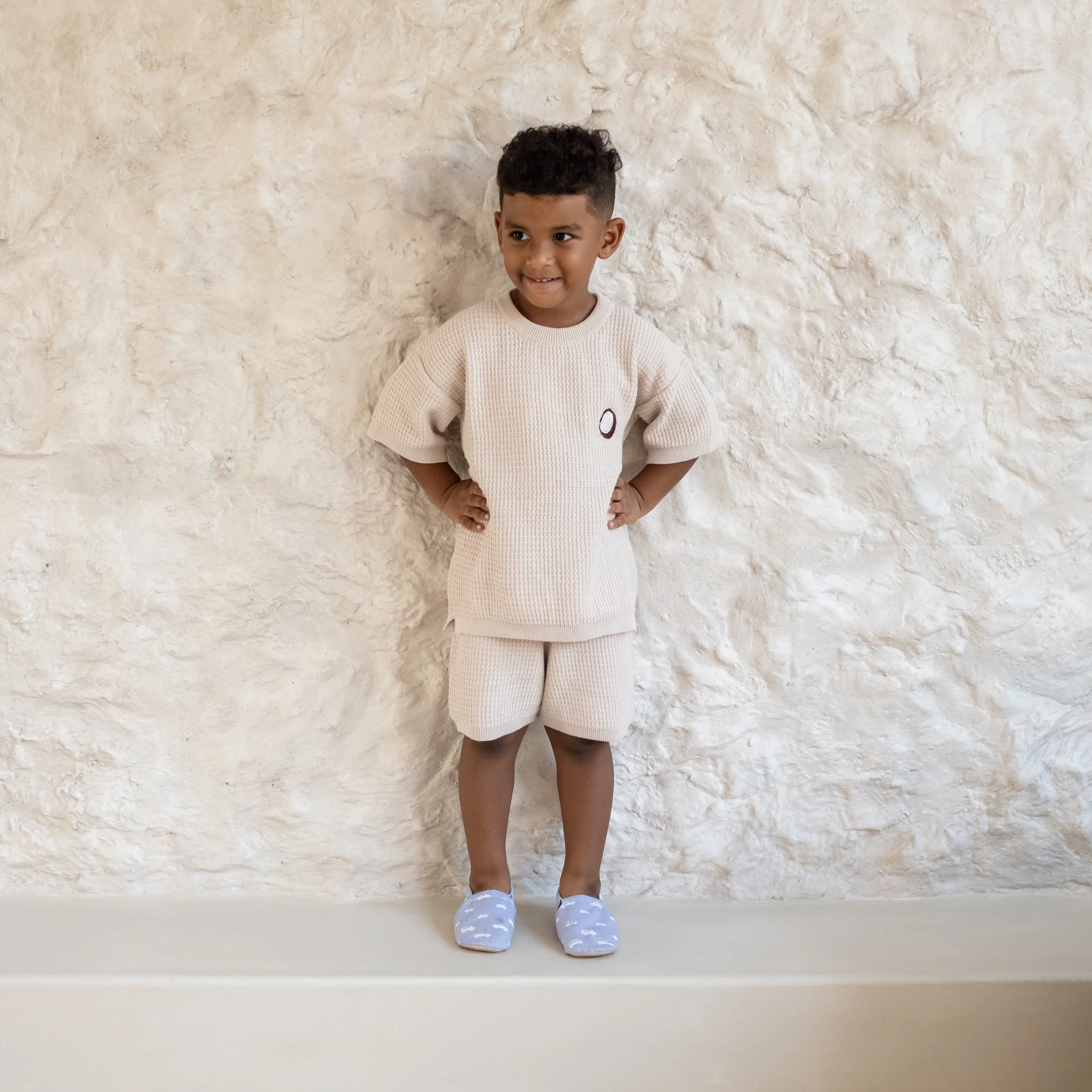 Organic Coconut Summer Knit Shirt - Sand - Image 11