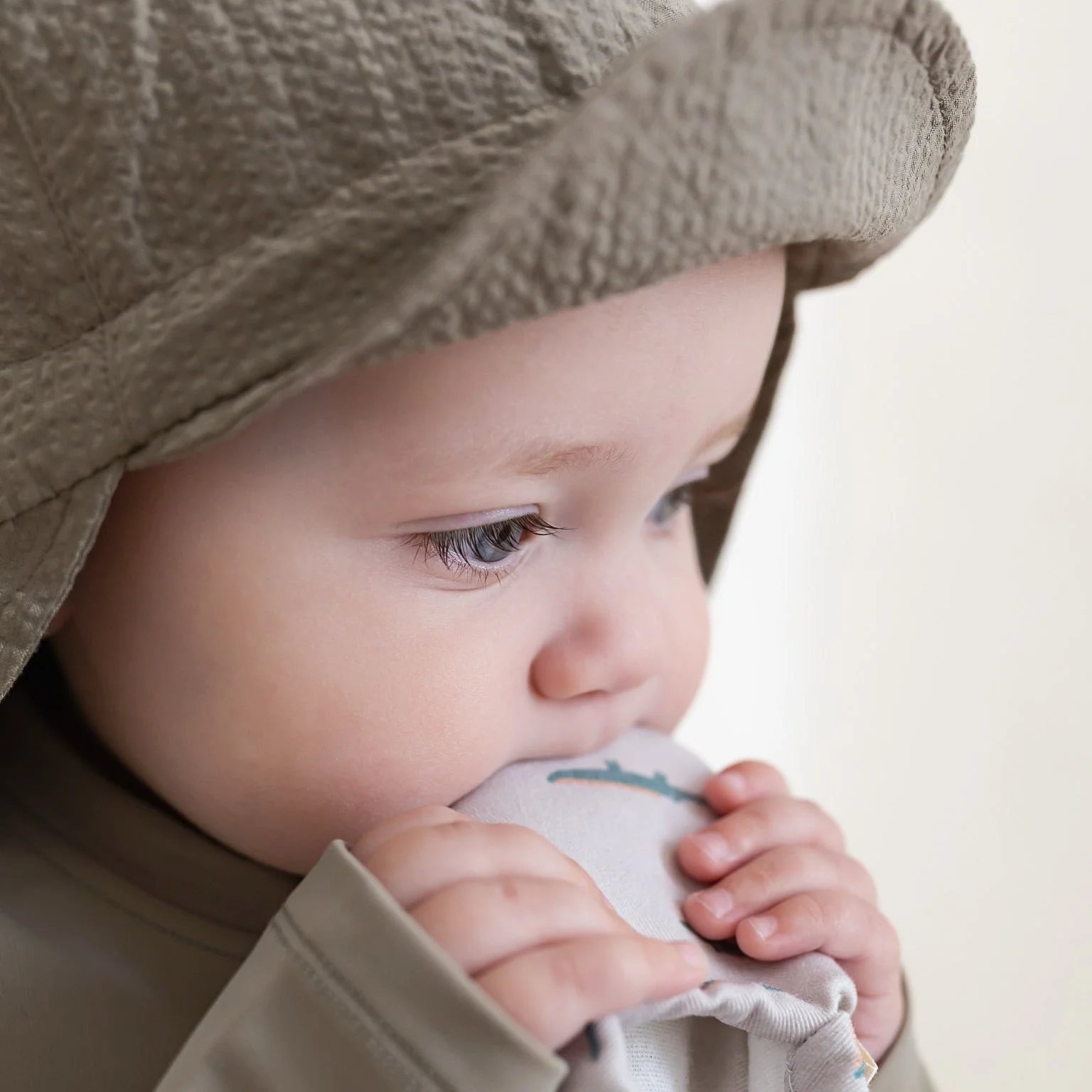 Organic Sun Hat - Khaki - UPF50+ - Image 4