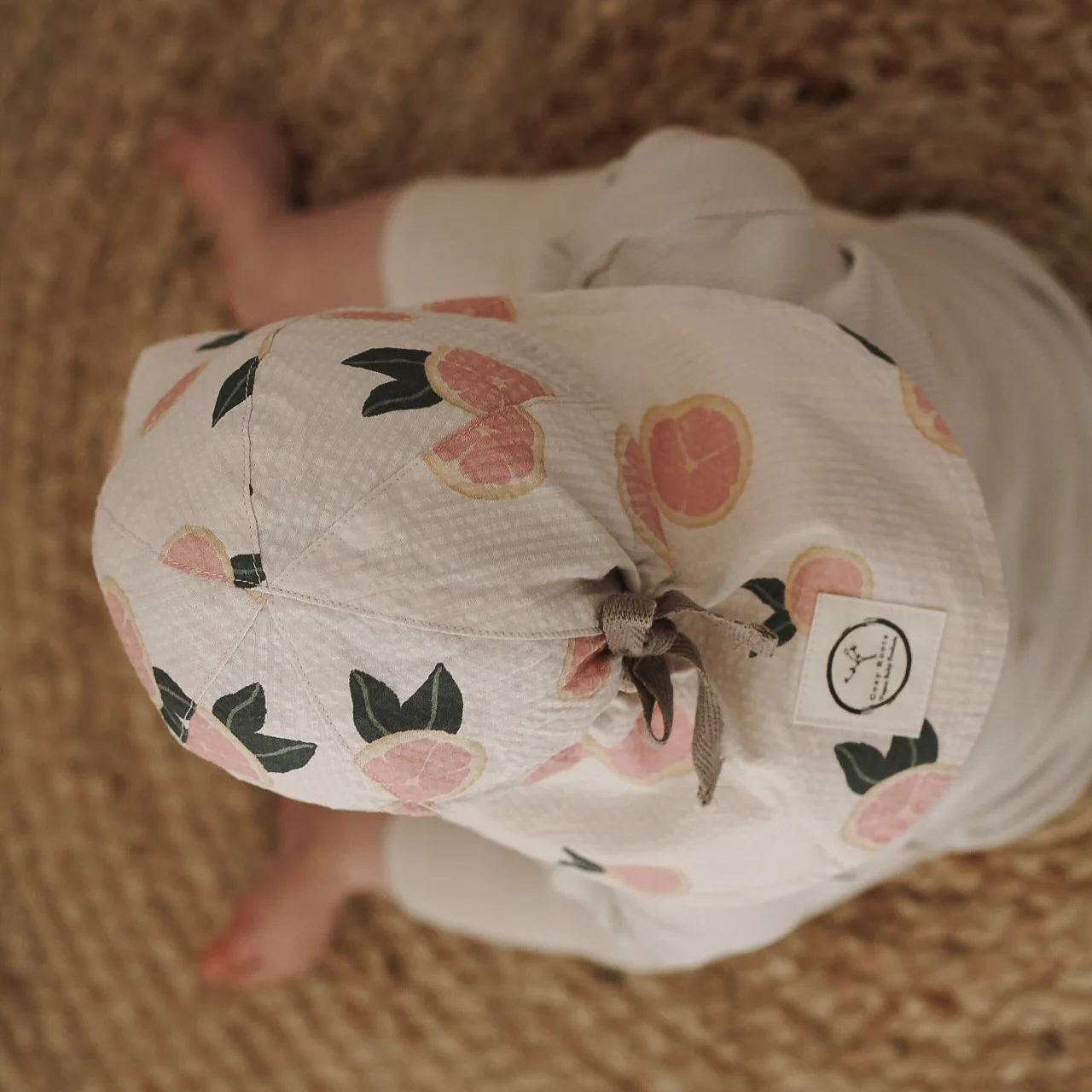 Organic Sun Hat - Little Grapefruits - UPF50+ - Image 11