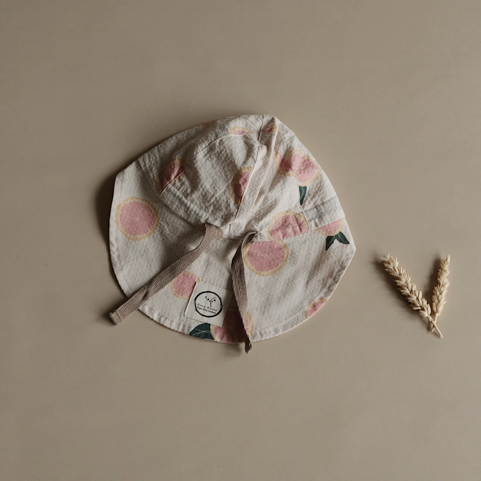 Organic Sun Hat - Little Grapefruits - UPF50+ - Image 6