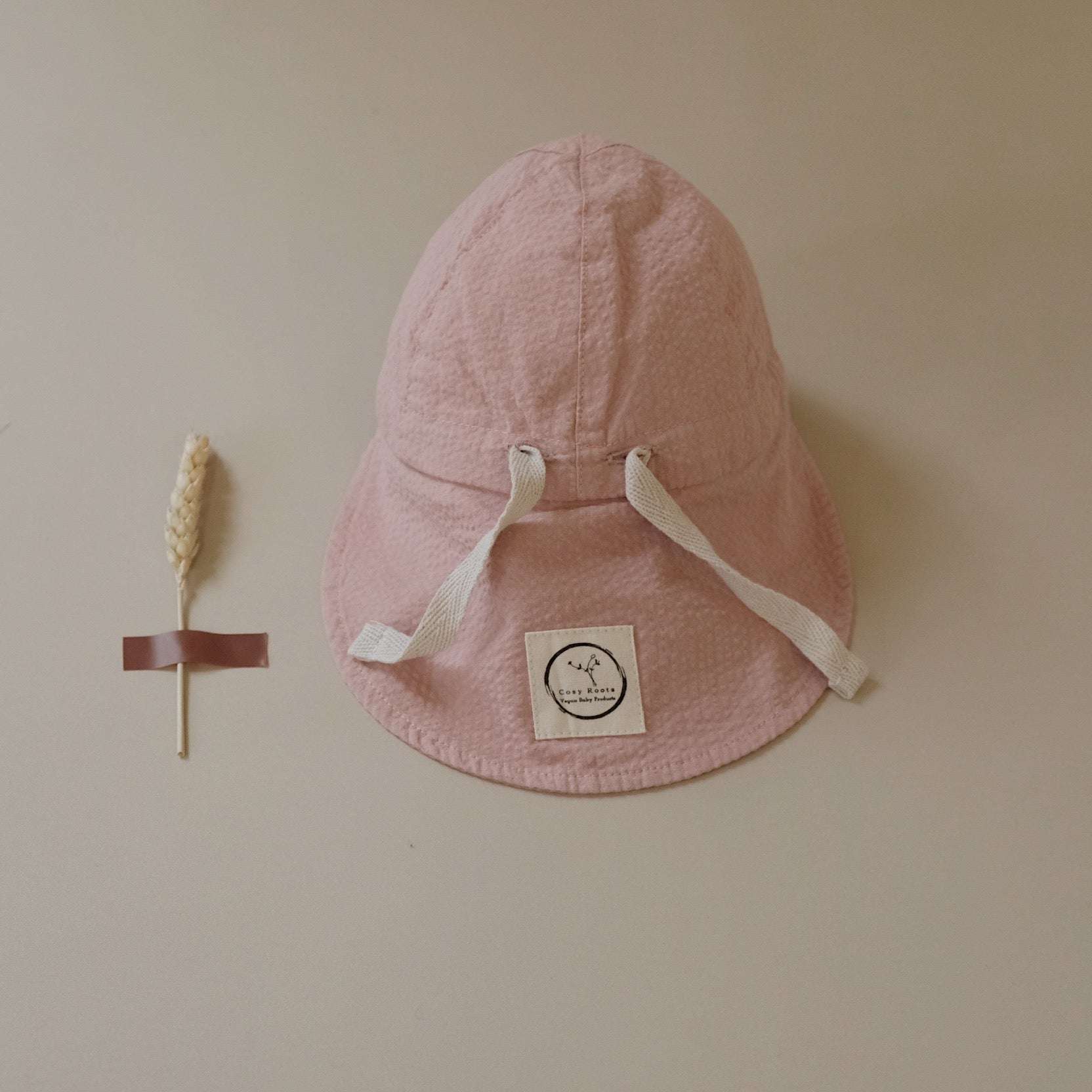 Organic Sun Hat - Dusty Rose - UPF 50+ - Image 10