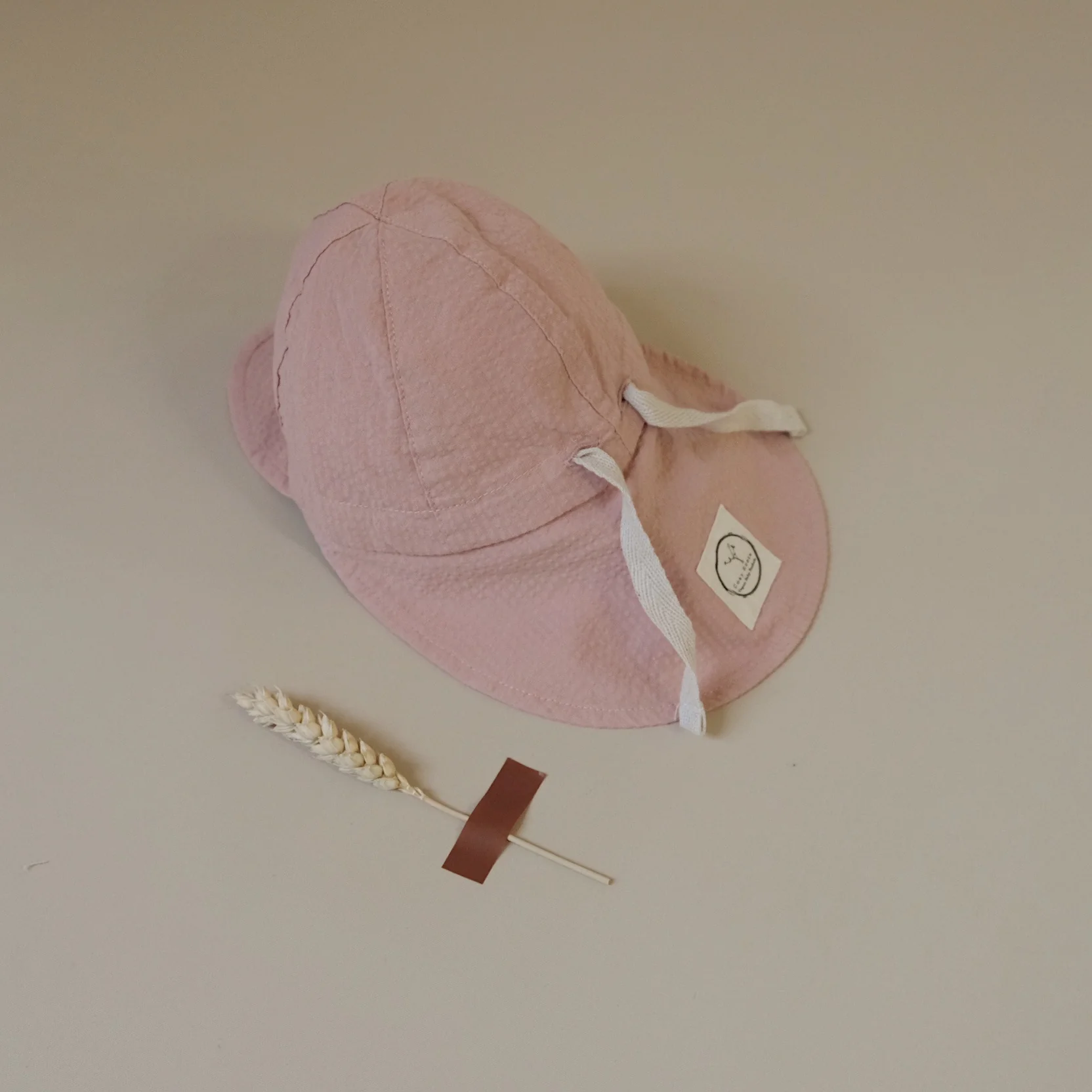 Organic Sun Hat - Dusty Rose - UPF 50+ - Image 4