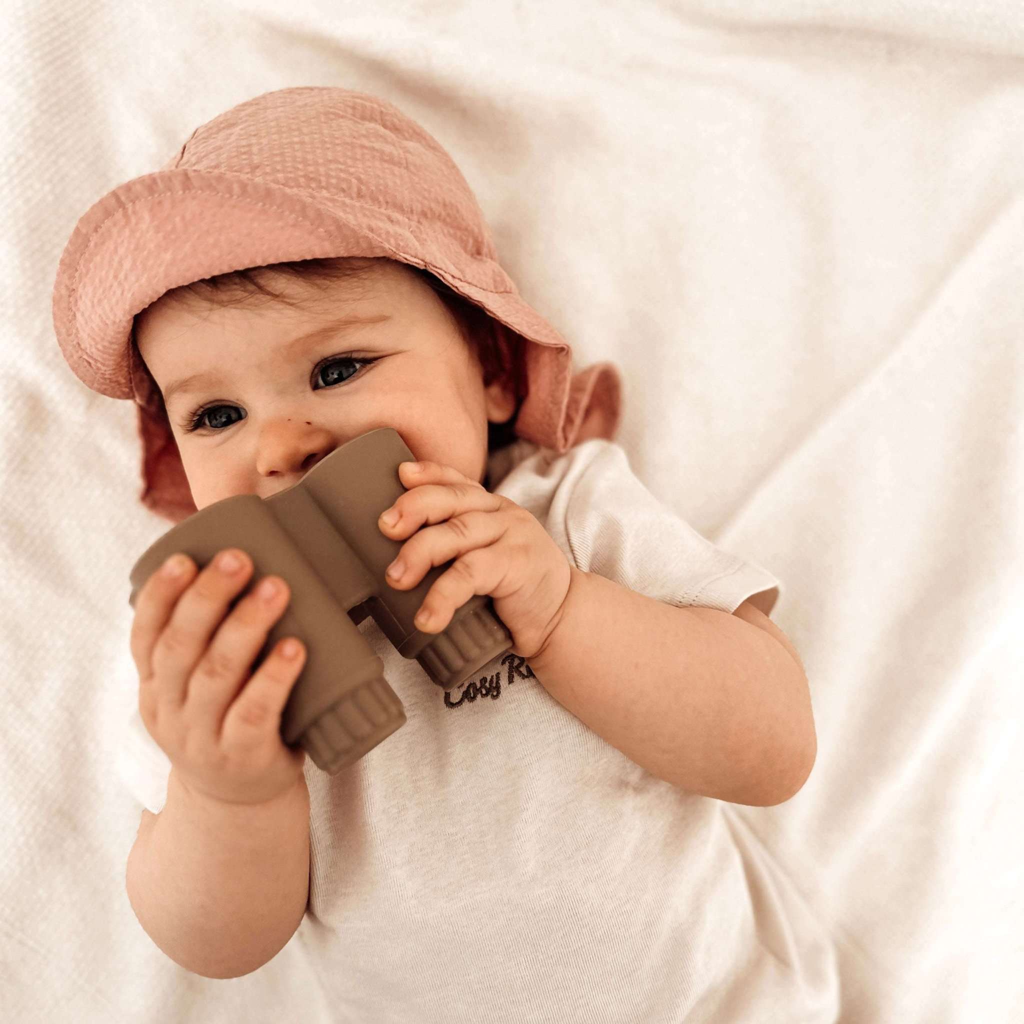 Organic Sun Hat - Dusty Rose - UPF 50+ - Image 6