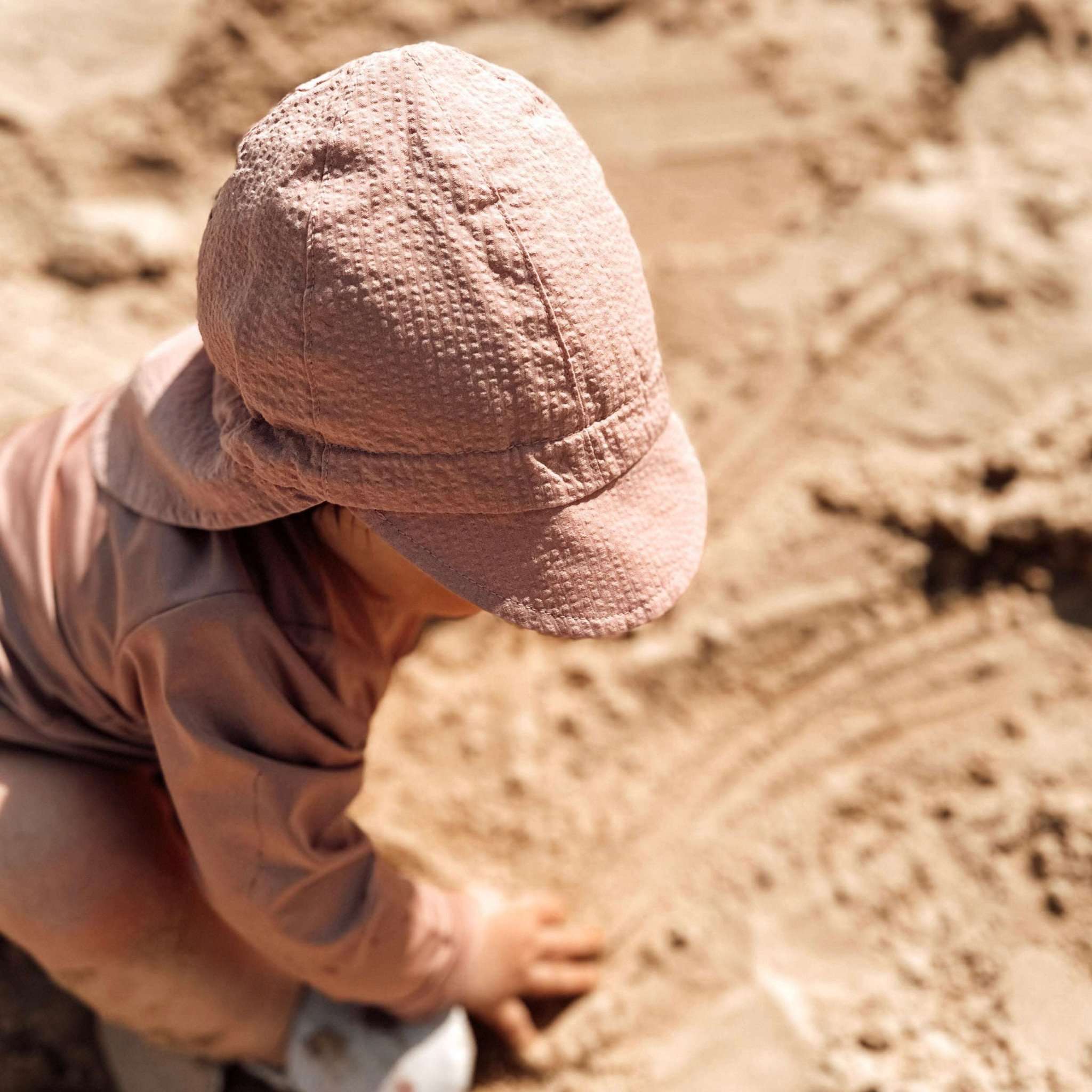 Organic Sun Hat - Dusty Rose - UPF 50+ - Image 8