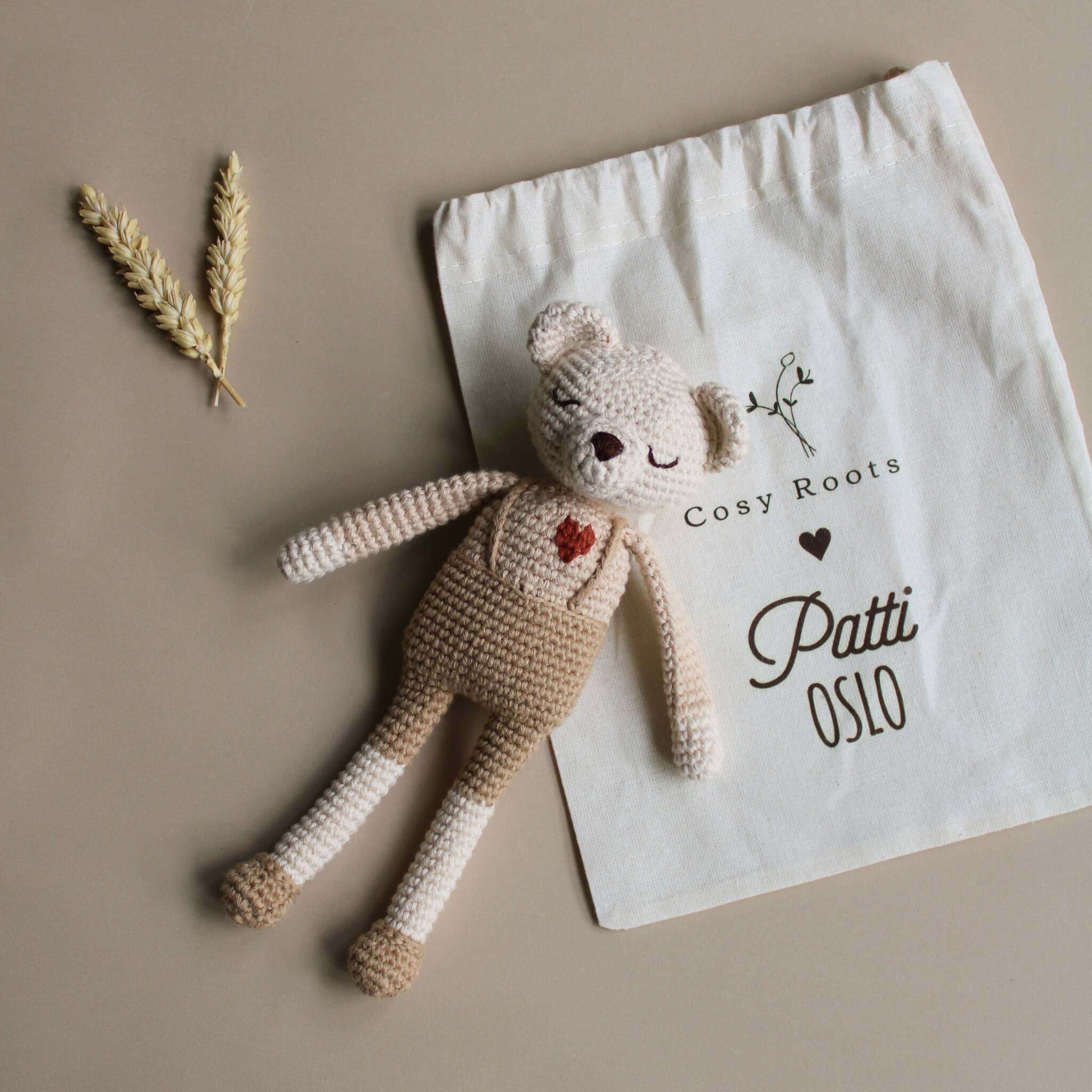 Organic Teddy Bear Patti Oslo x Cosy Roots - Image 4
