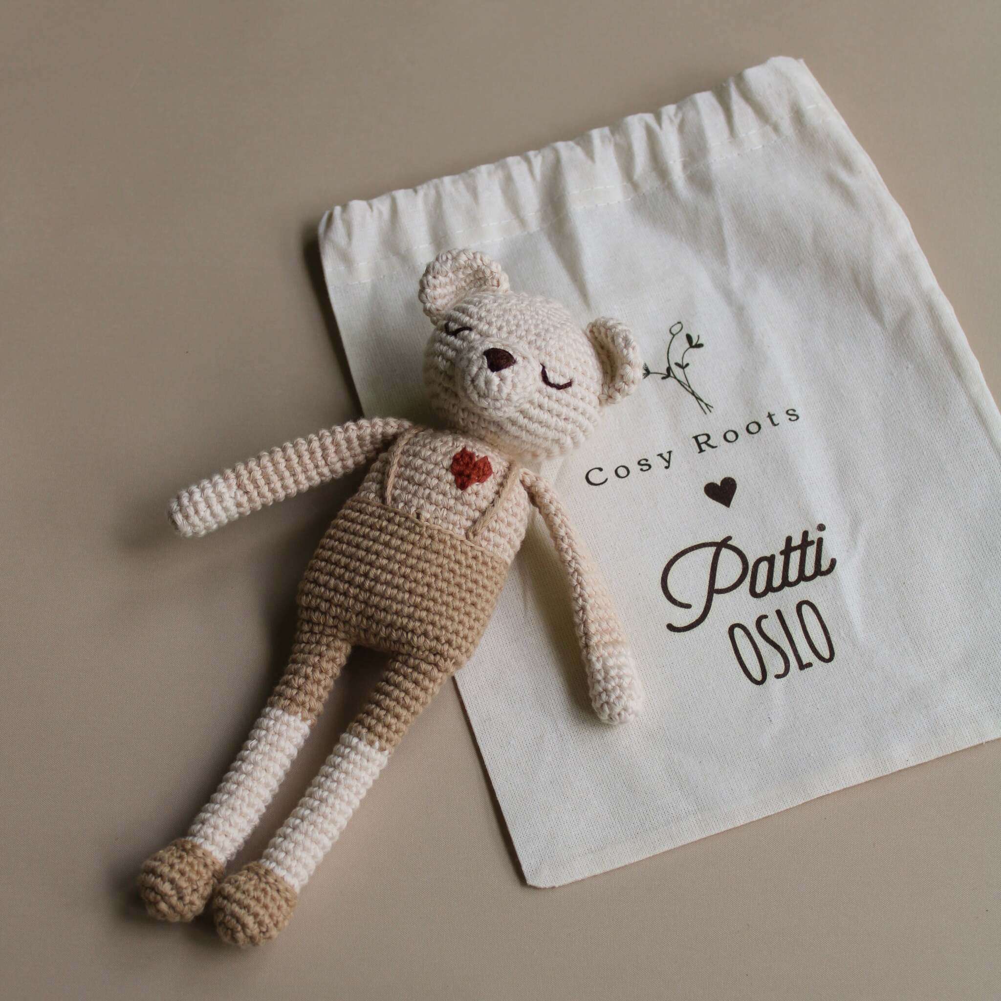 Organic Teddy Bear Patti Oslo x Cosy Roots - Image 6
