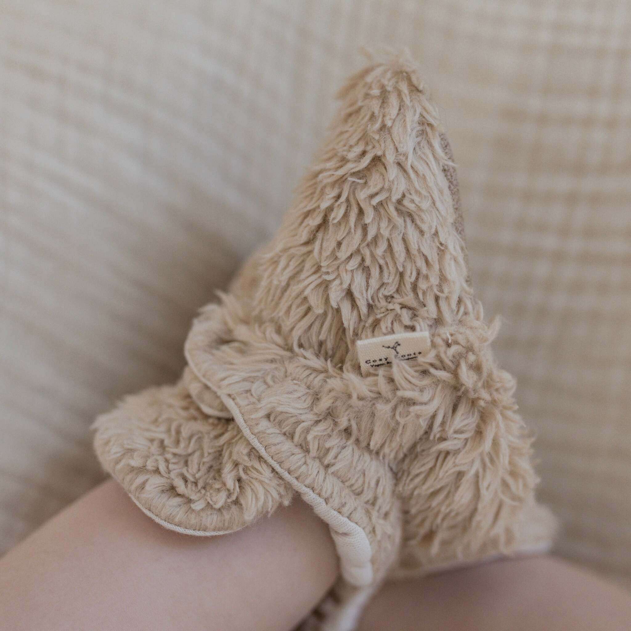 Organic Teddy Booties - Cream - SALE - Image 10