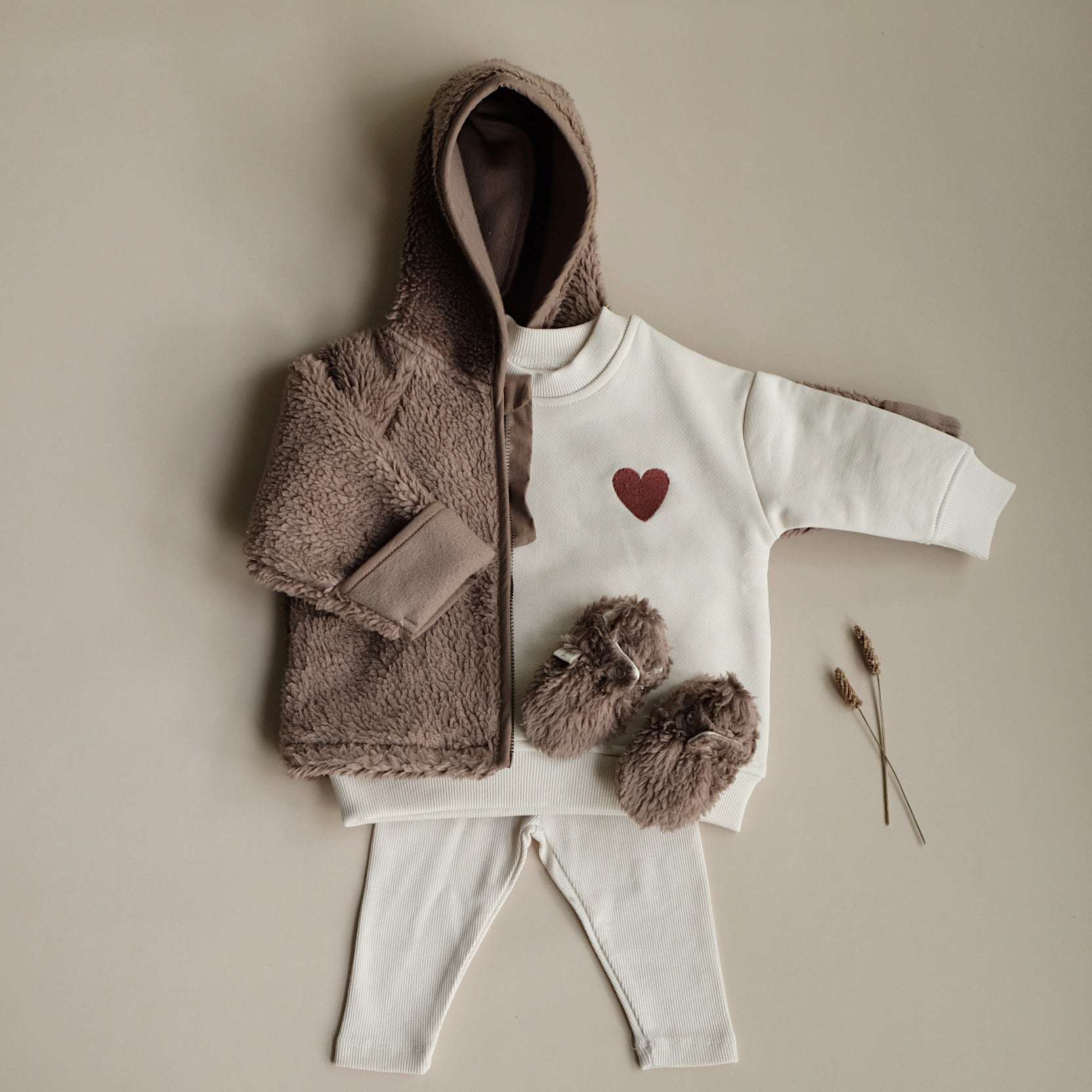 Organic Teddy Jacket - Mocha - SALE - Image 17