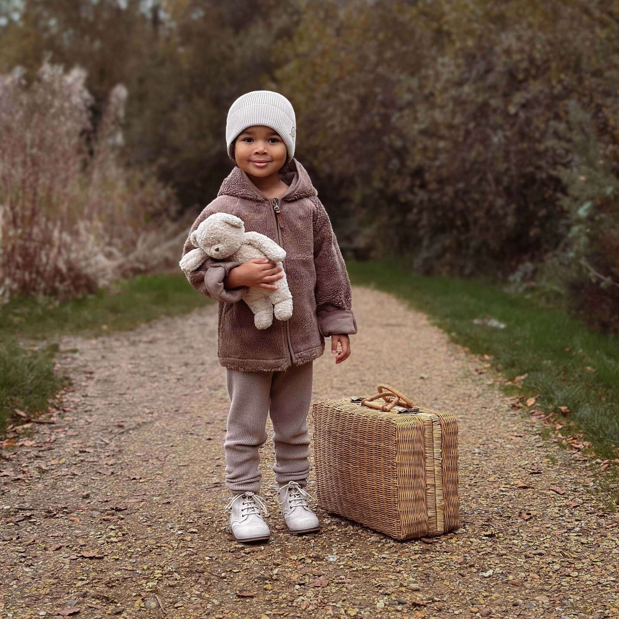 Organic Teddy Jacket - Mocha - SALE - Image 19