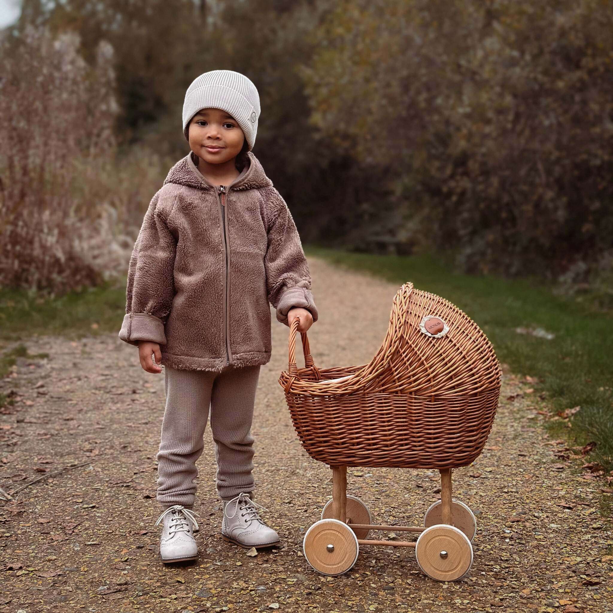 Organic Teddy Jacket - Mocha - SALE - Image 20
