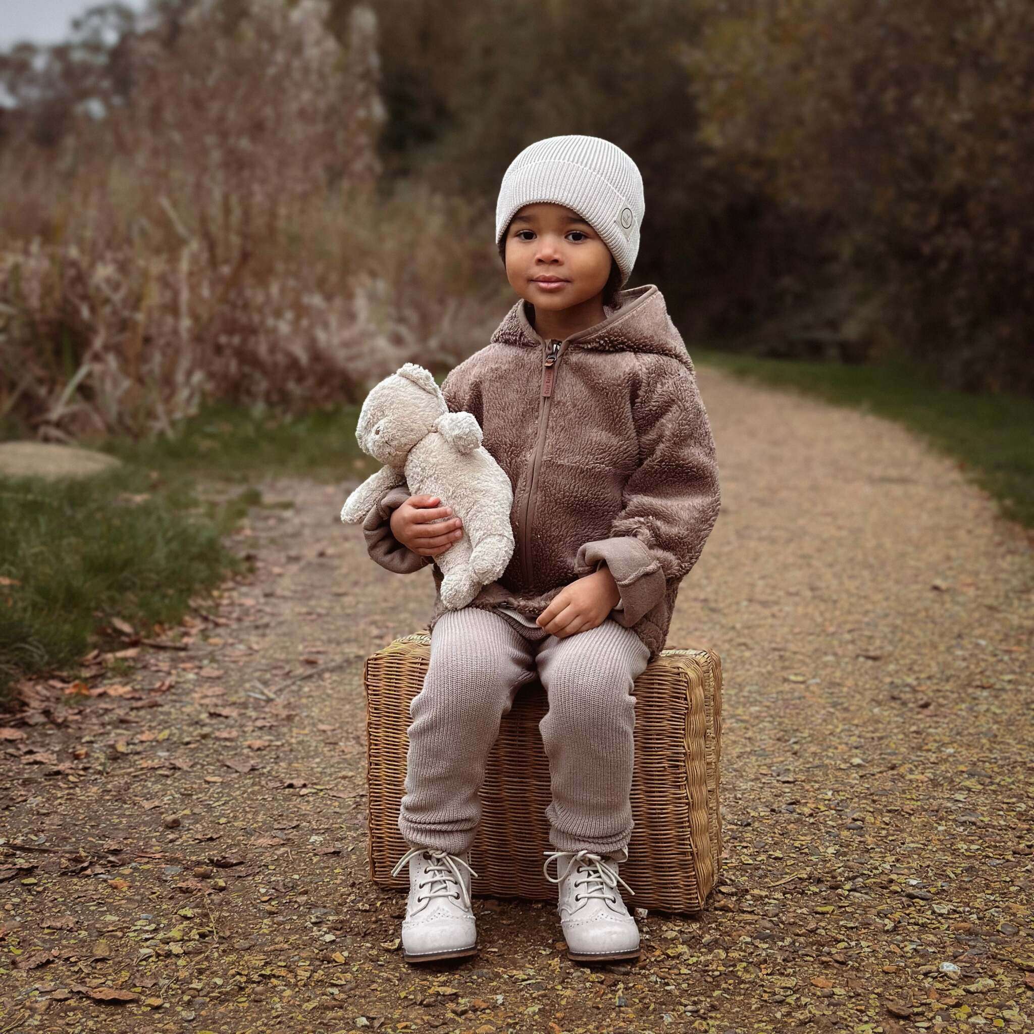 Organic Teddy Jacket - Mocha - SALE - Image 21